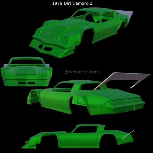 Dirt Camaro Bubble Fender" Style #2