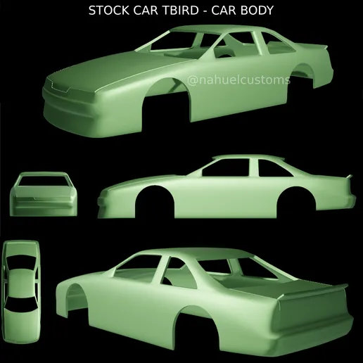 T-Bird ASA/ Nascar Style Body