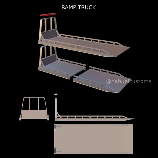 FLAT BED 1/25 SCALE