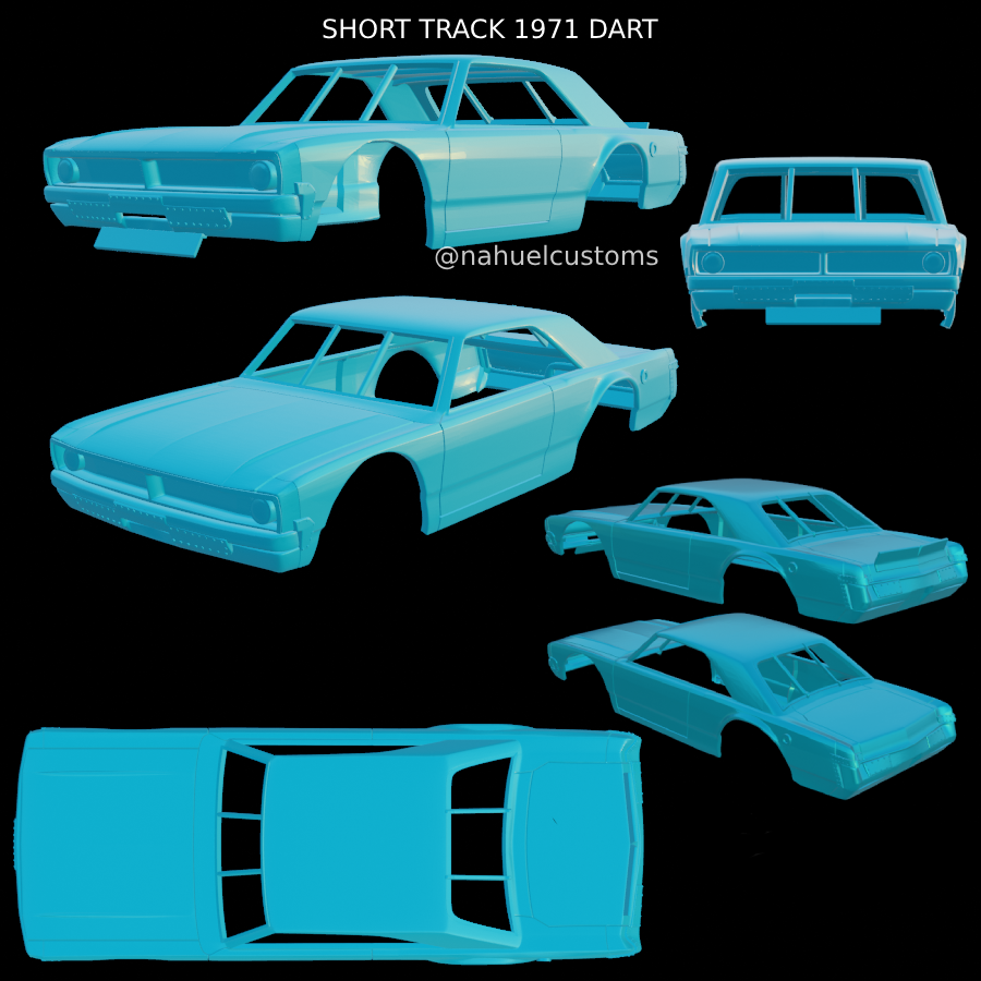 71 Dart Short Track Body