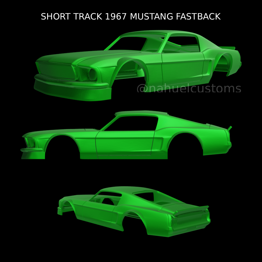 SHORT TRACK 1967 MUSTANG FASTBACK