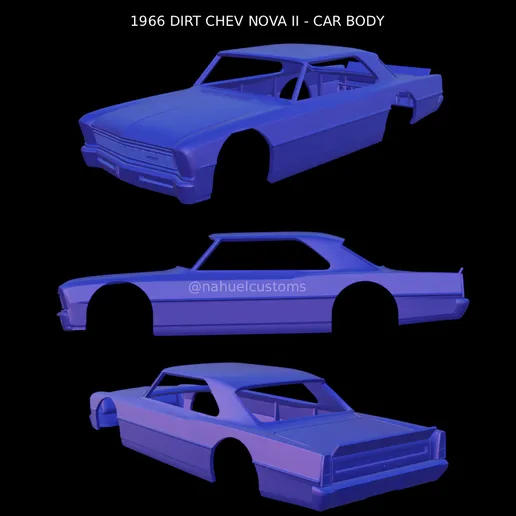 Dirt/Asphalt 1966 Nova II Body