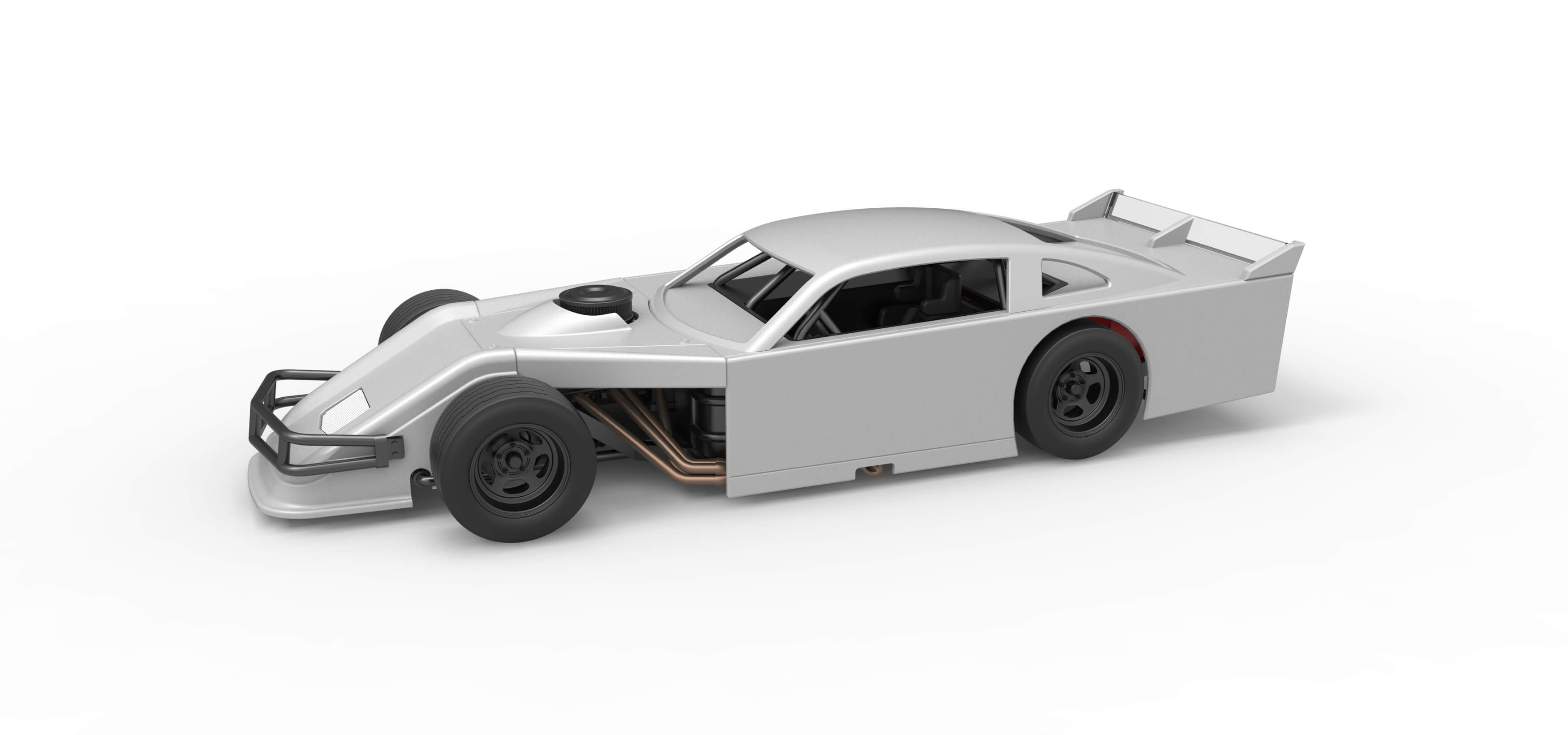 Asphalt Modified Stock Car V4 Scale 1:25 3D Model