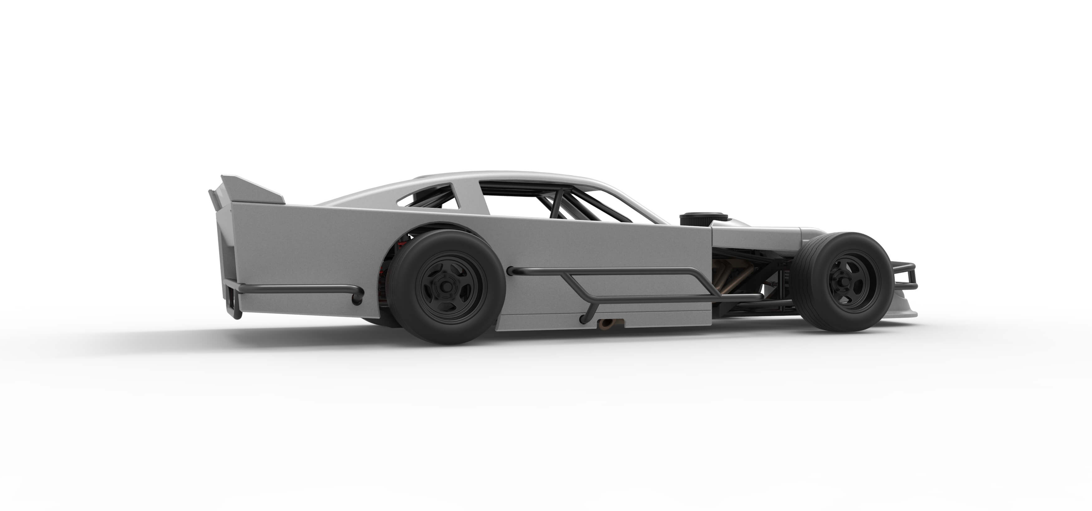 Asphalt Modified Stock Car V4 Scale 1:25 3D Model