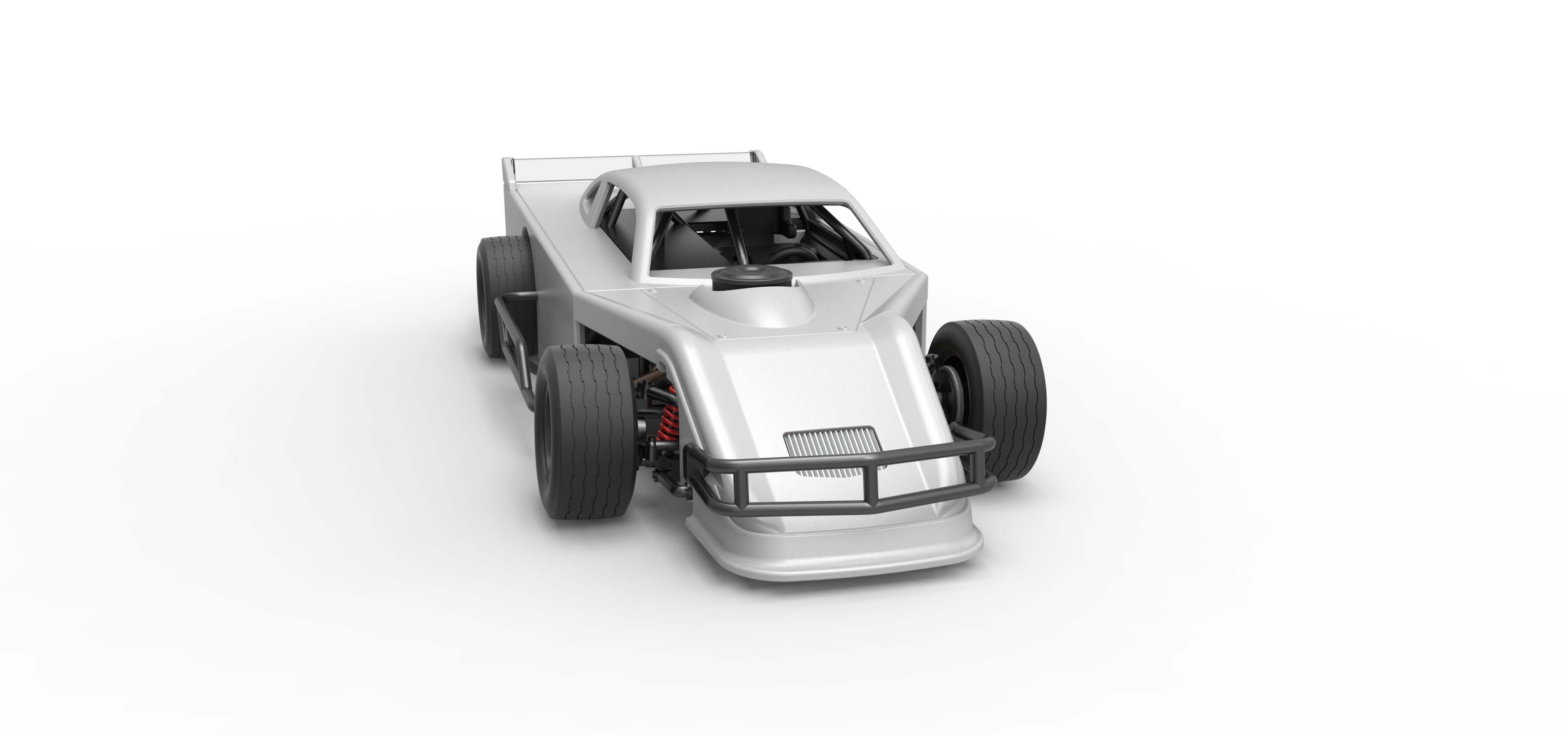 Asphalt Modified Stock Car V4 Scale 1:25 3D Model
