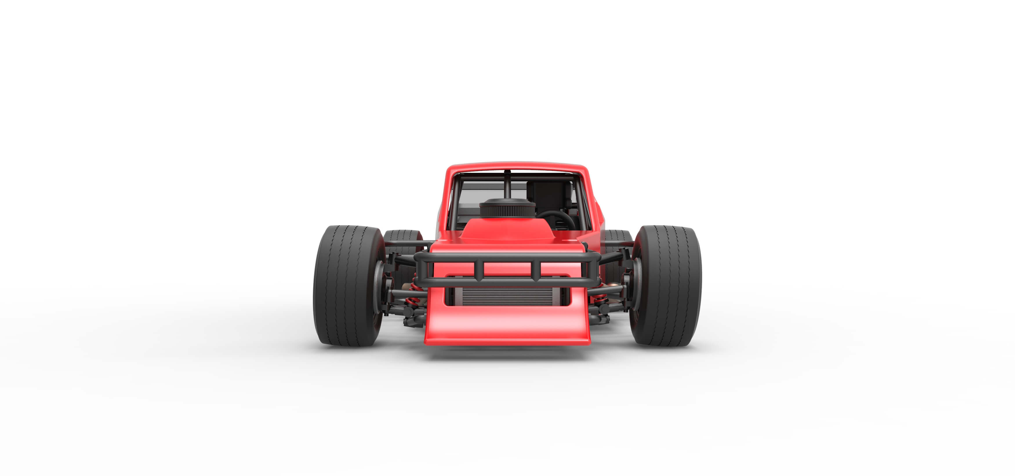 Asphalt Modified Stock Car Version 2 Scale 1:25 3D Model