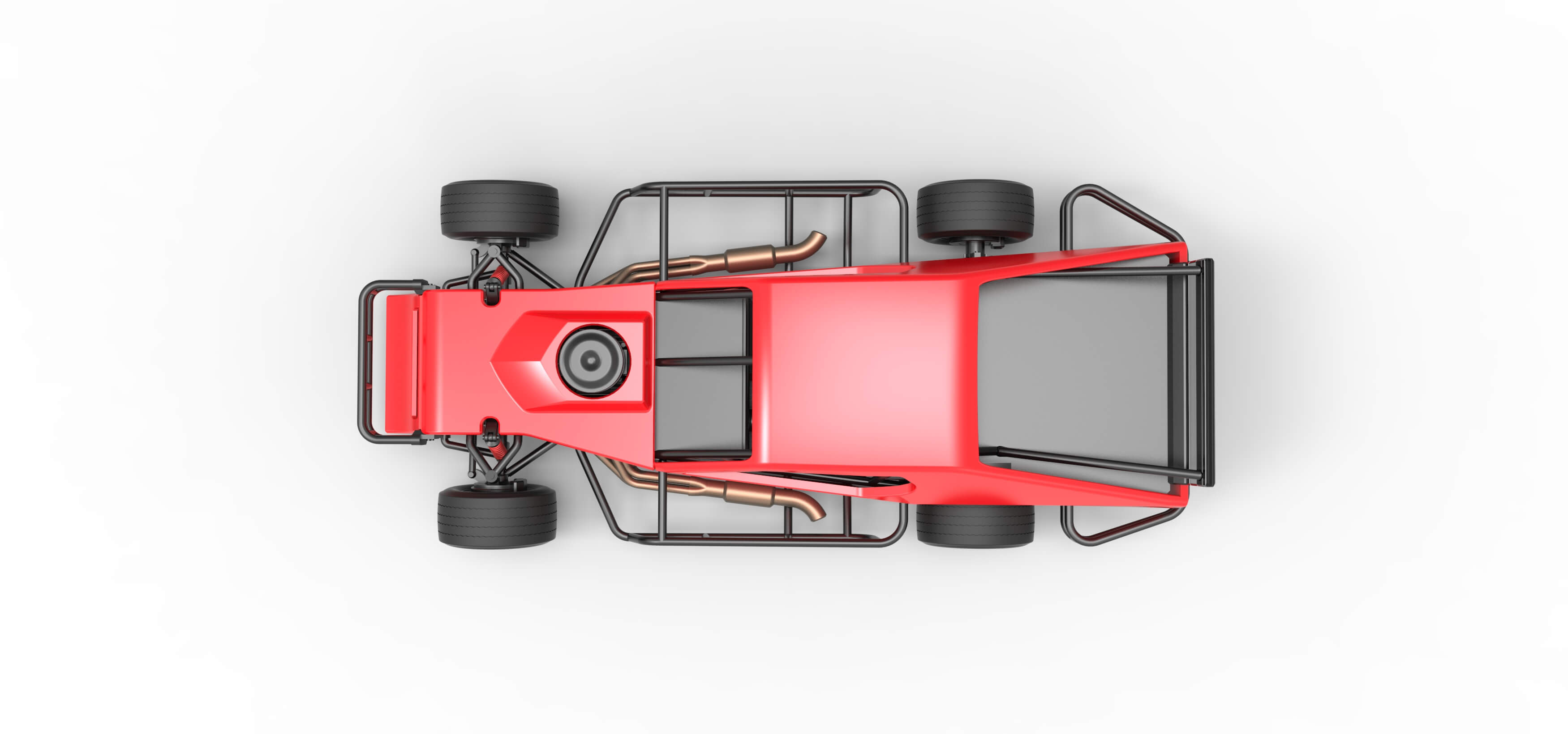 Asphalt Modified Stock Car Version 2 Scale 1:25 3D Model