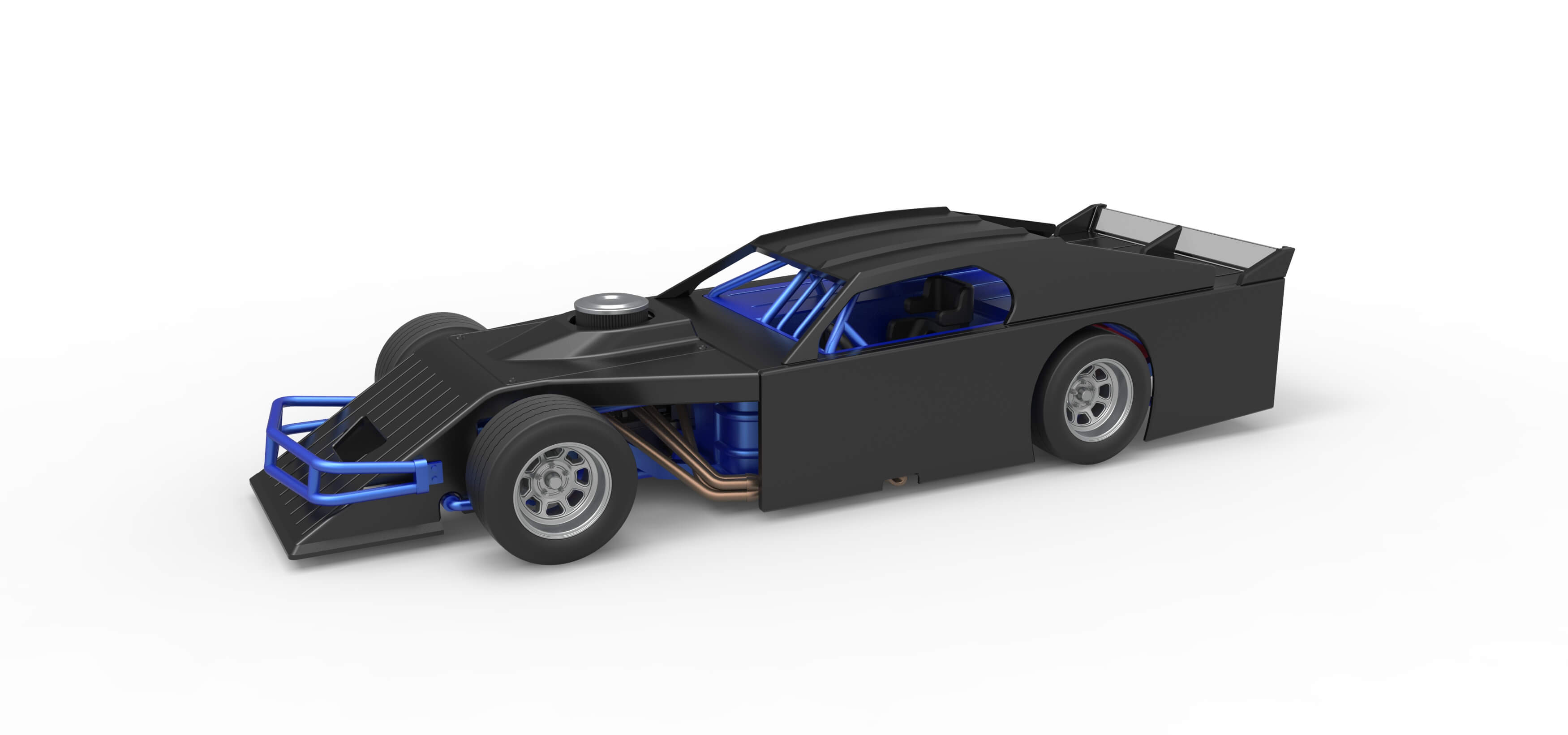 Asphalt Modified Stock Car Version 3 Scale 1:25 3D Model