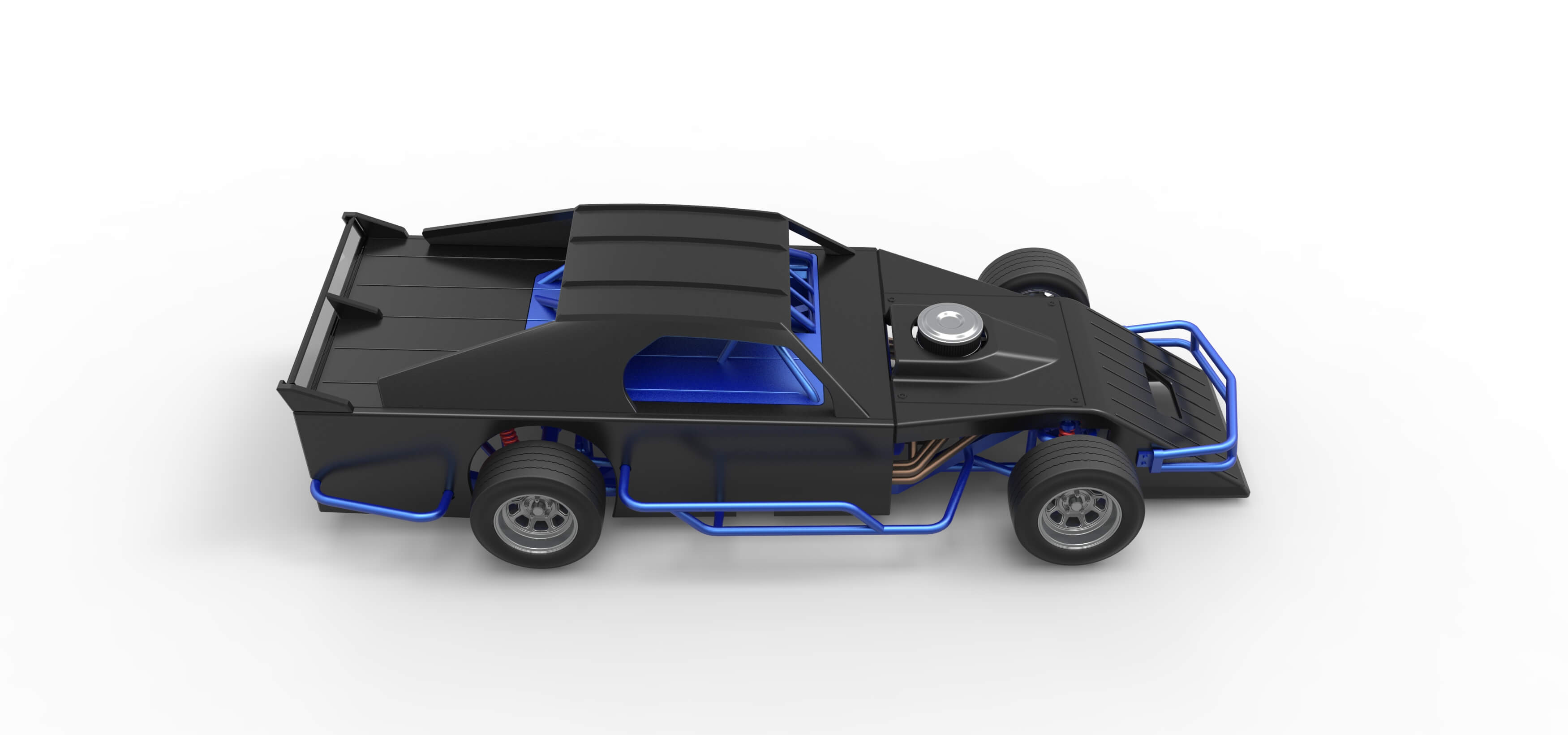 Asphalt Modified Stock Car Version 3 Scale 1:25 3D Model