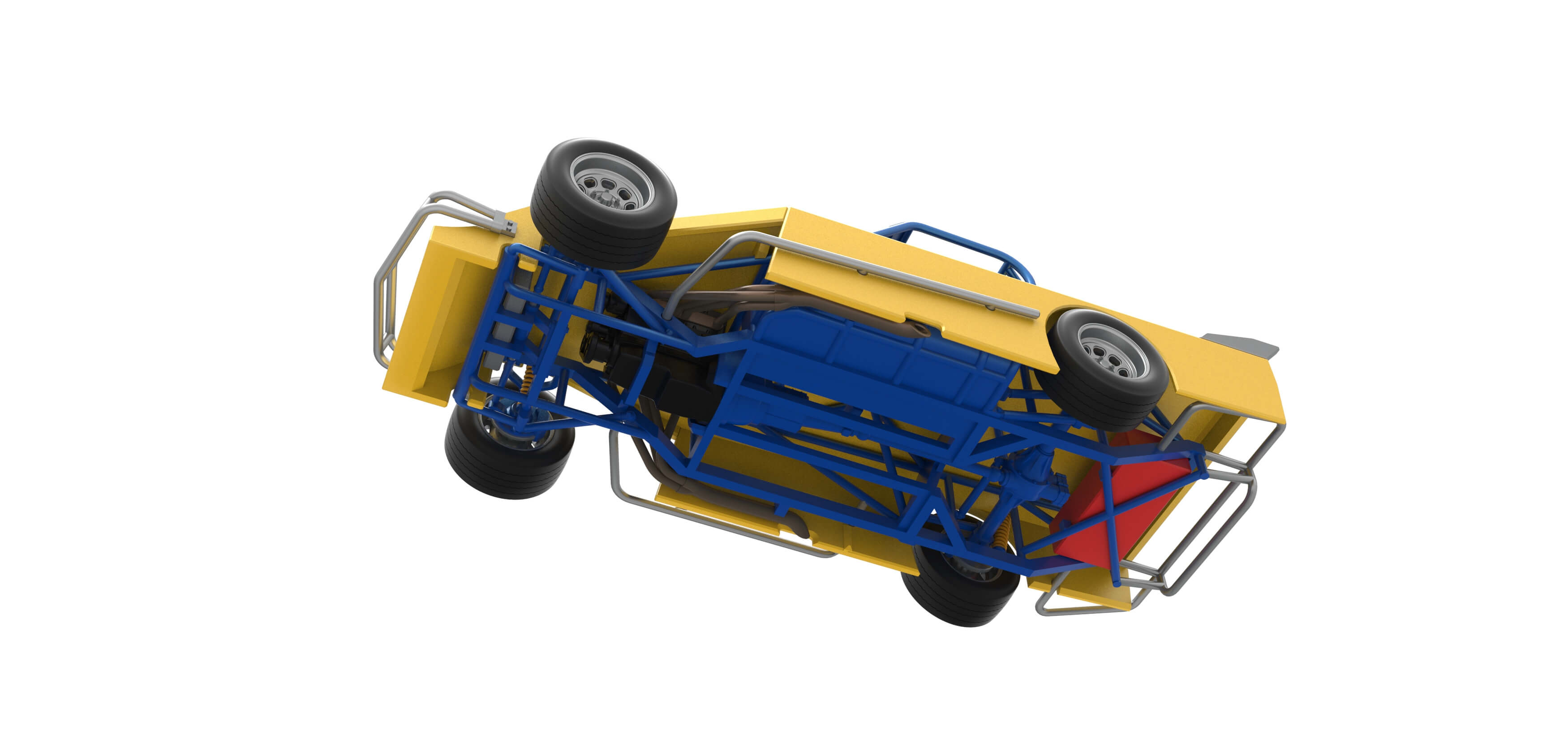 Asphalt Modified Stock Car Version 5 Scale 1:25 3D Model
