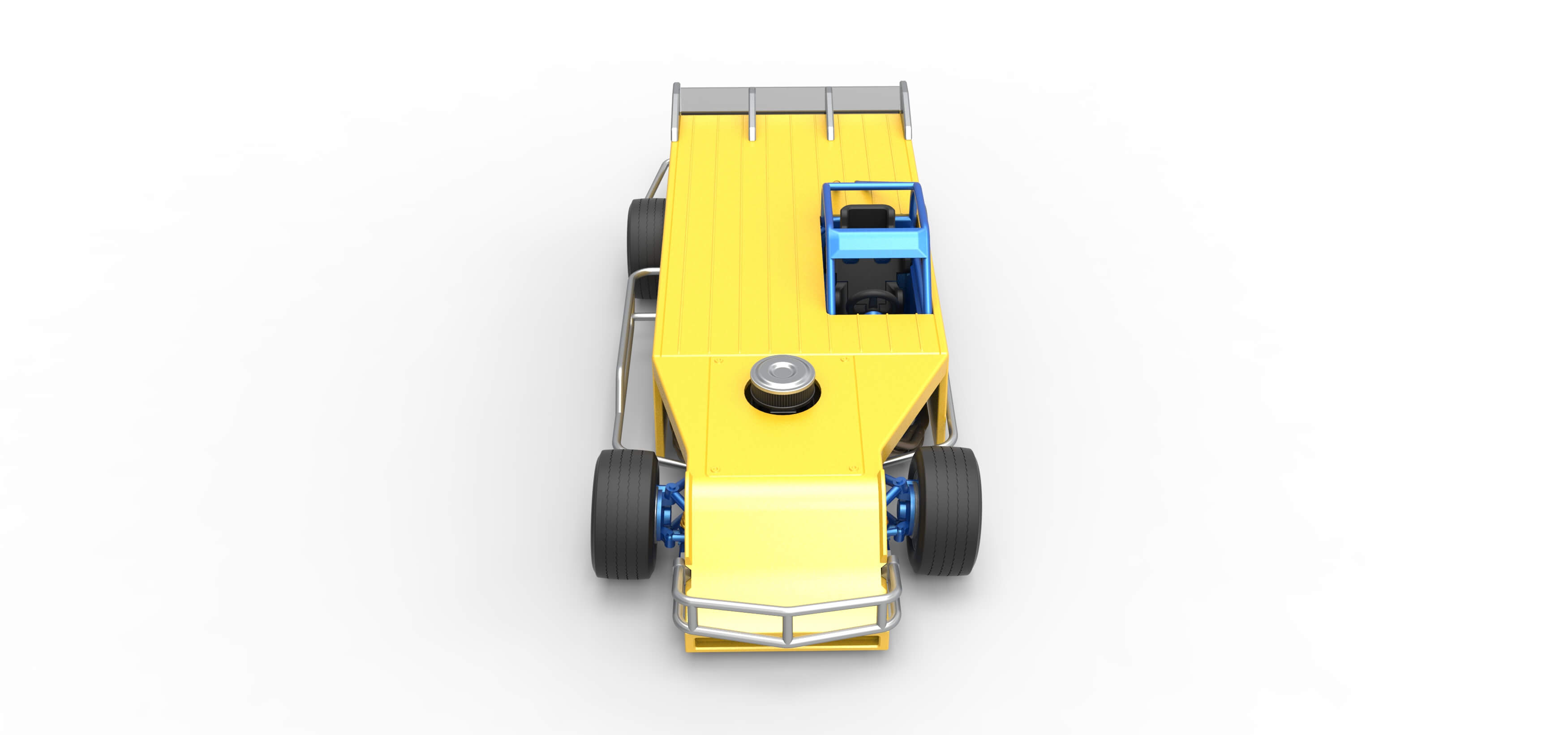 Asphalt Modified Stock Car Version 5 Scale 1:25 3D Model