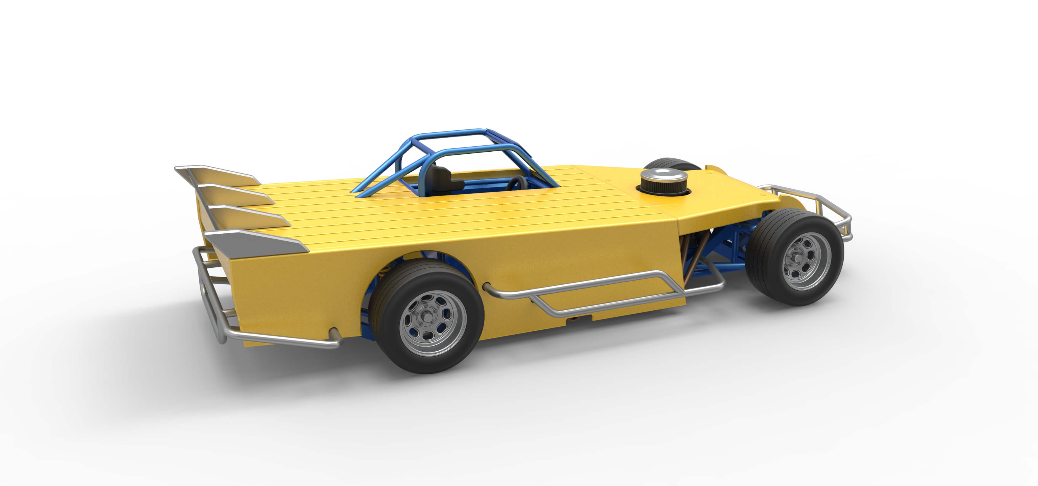 Asphalt Modified Stock Car Version 5 Scale 1:25 3D Model