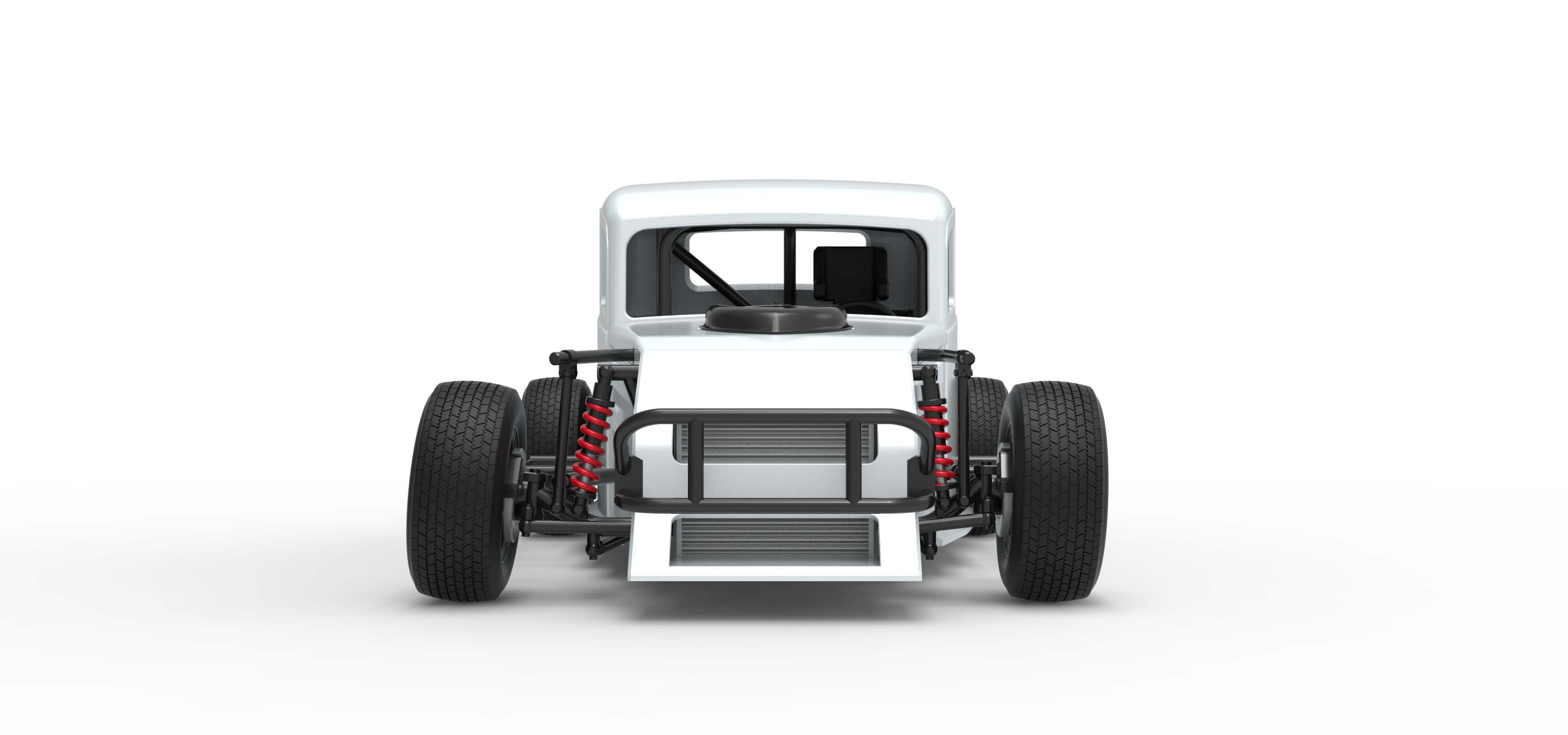 Canadian Vintage Modified Stock Car Scale 1:25 3D Model