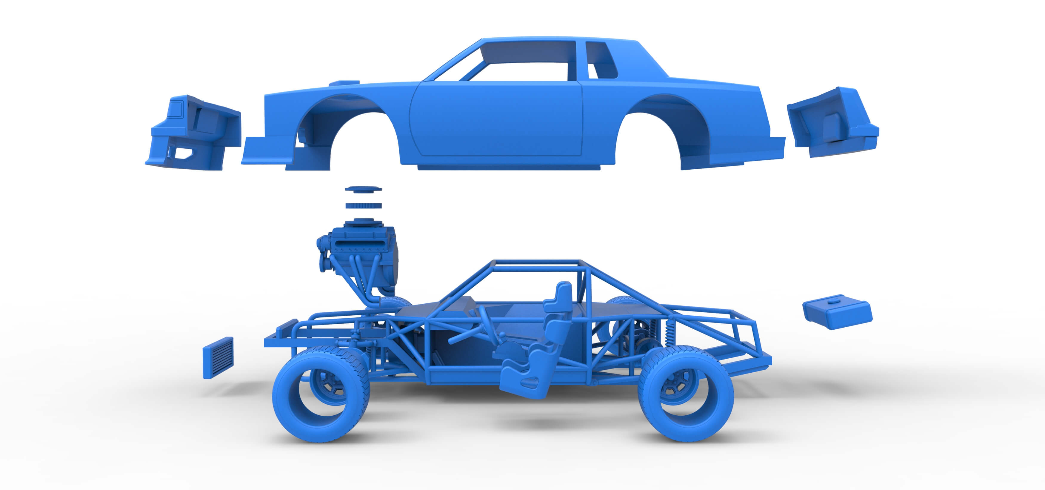 Monte Carlo Street Stock Model 1:25