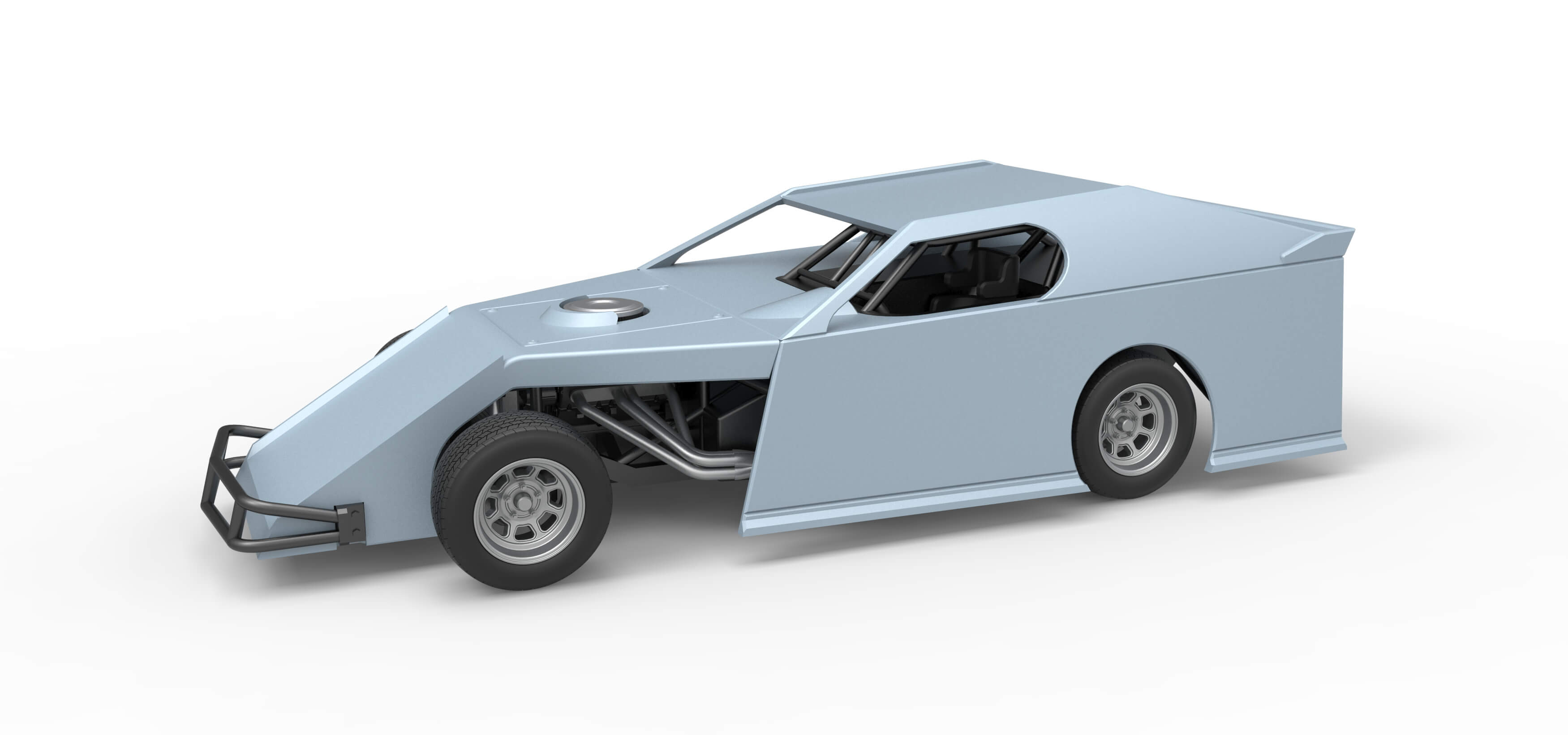 Dirt Modified Stock Car 1:25 3D Model
