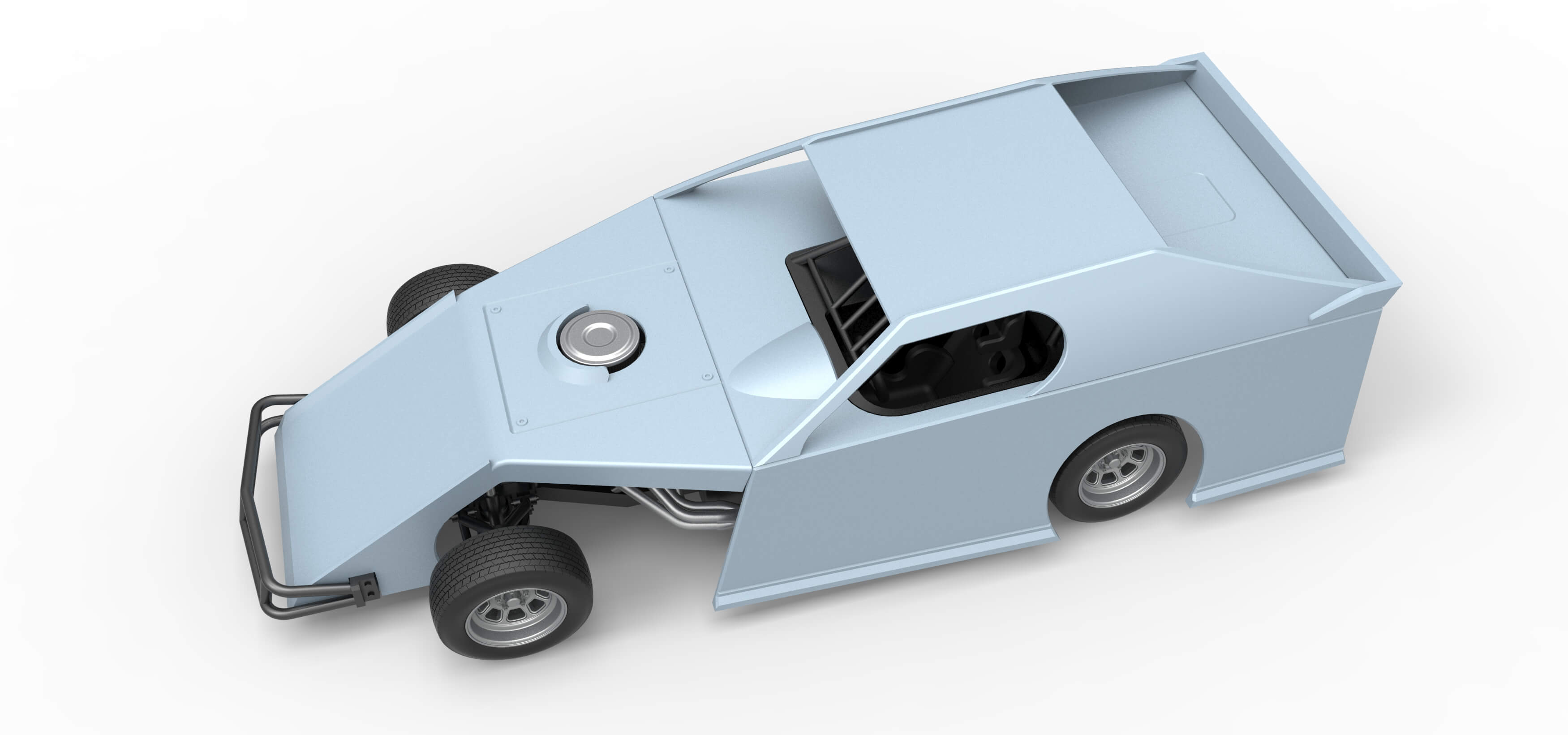 Dirt Modified Stock Car 1:25 3D Model