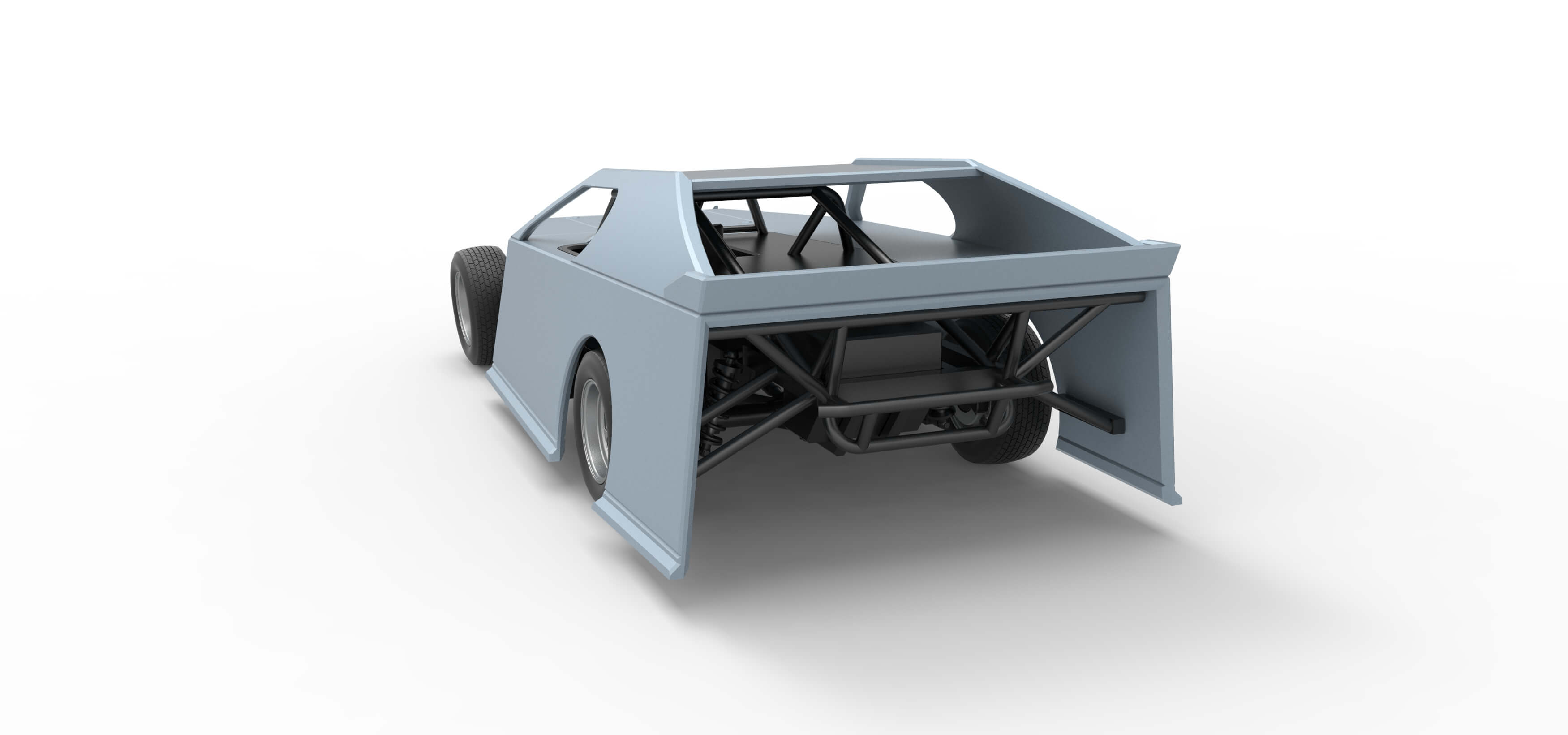 Dirt Modified Stock Car 1:25 3D Model