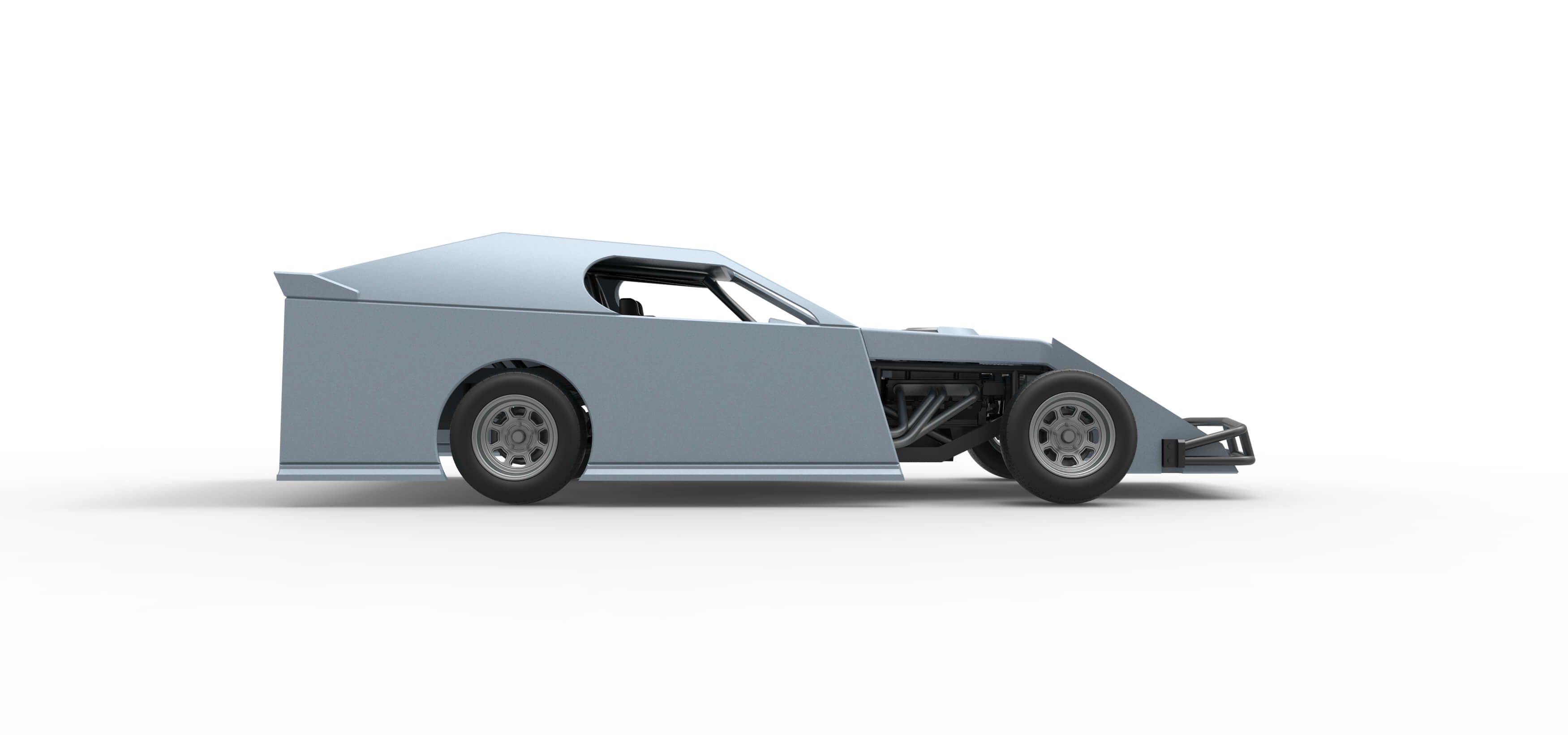 Dirt Modified Stock Car 1:25 3D Model