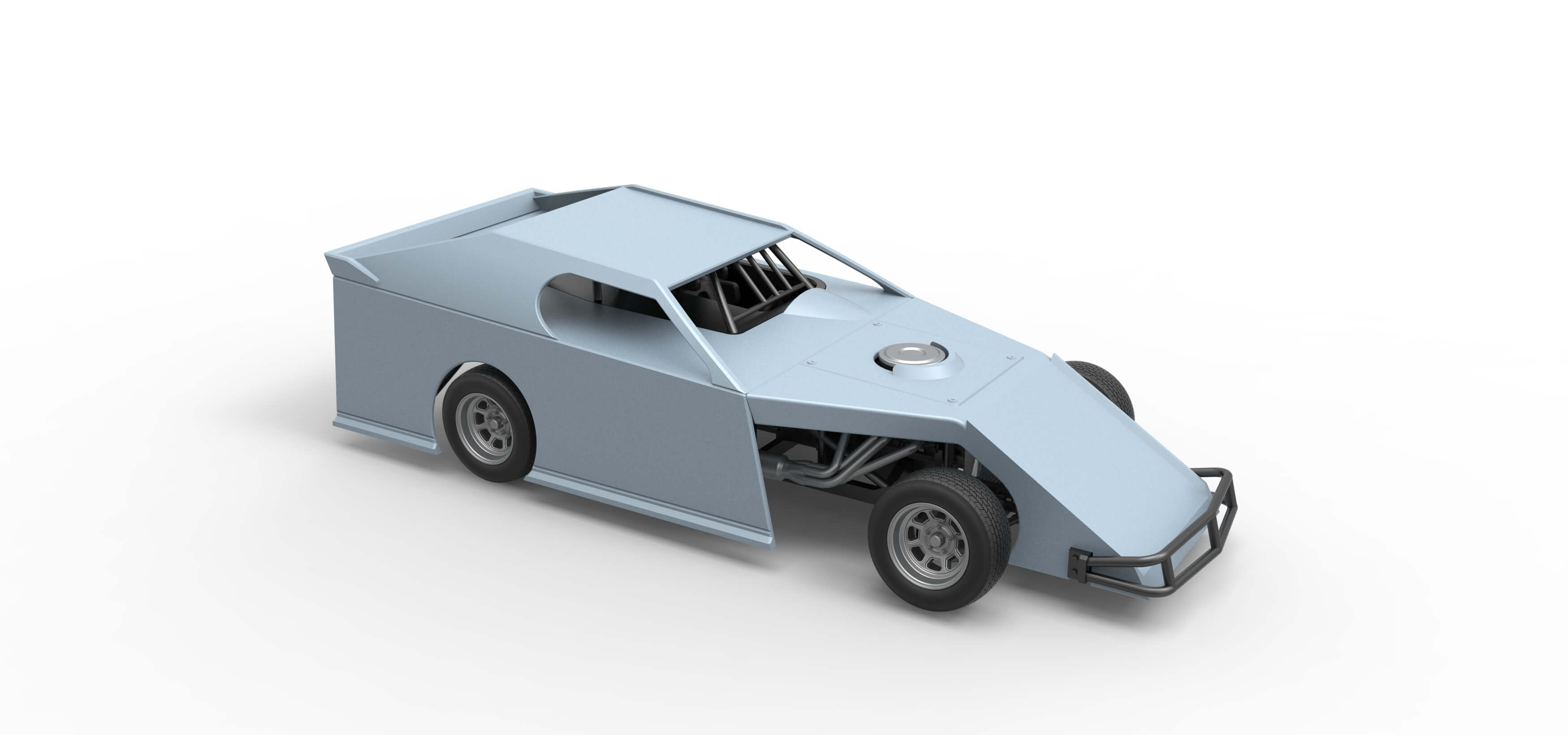 Dirt Modified Stock Car 1:25 3D Model