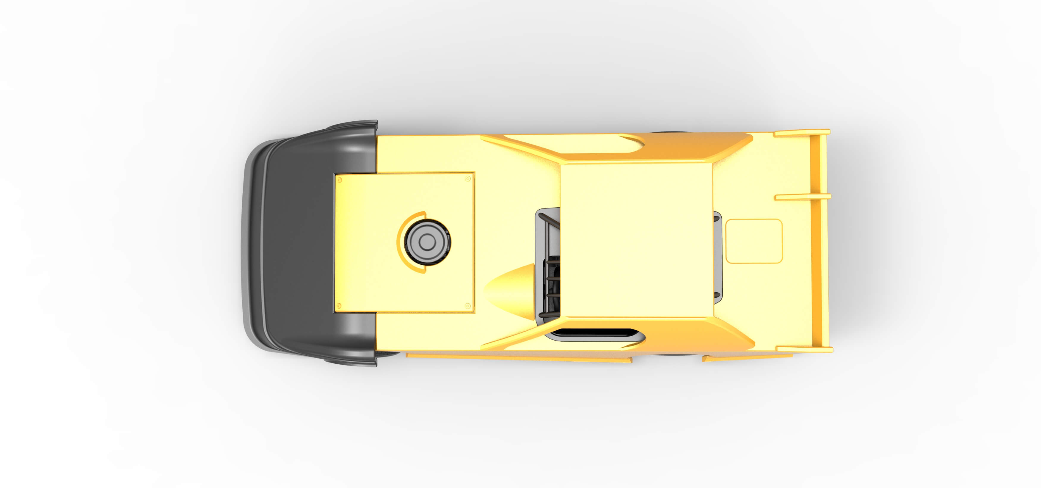 Dirt Modified Super Stock Car 1:25 3D Model