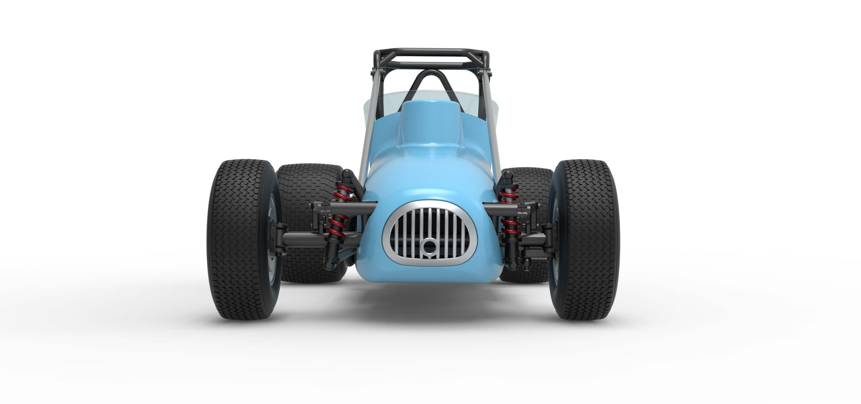 Dirt Silver Crown Champ Car Scale 1:25 3D Model