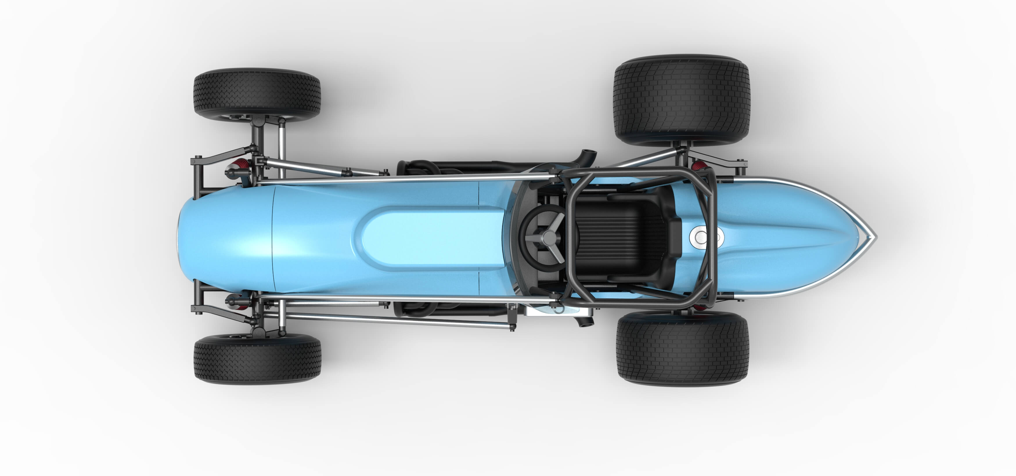 Dirt Silver Crown Champ Car Scale 1:25 3D Model