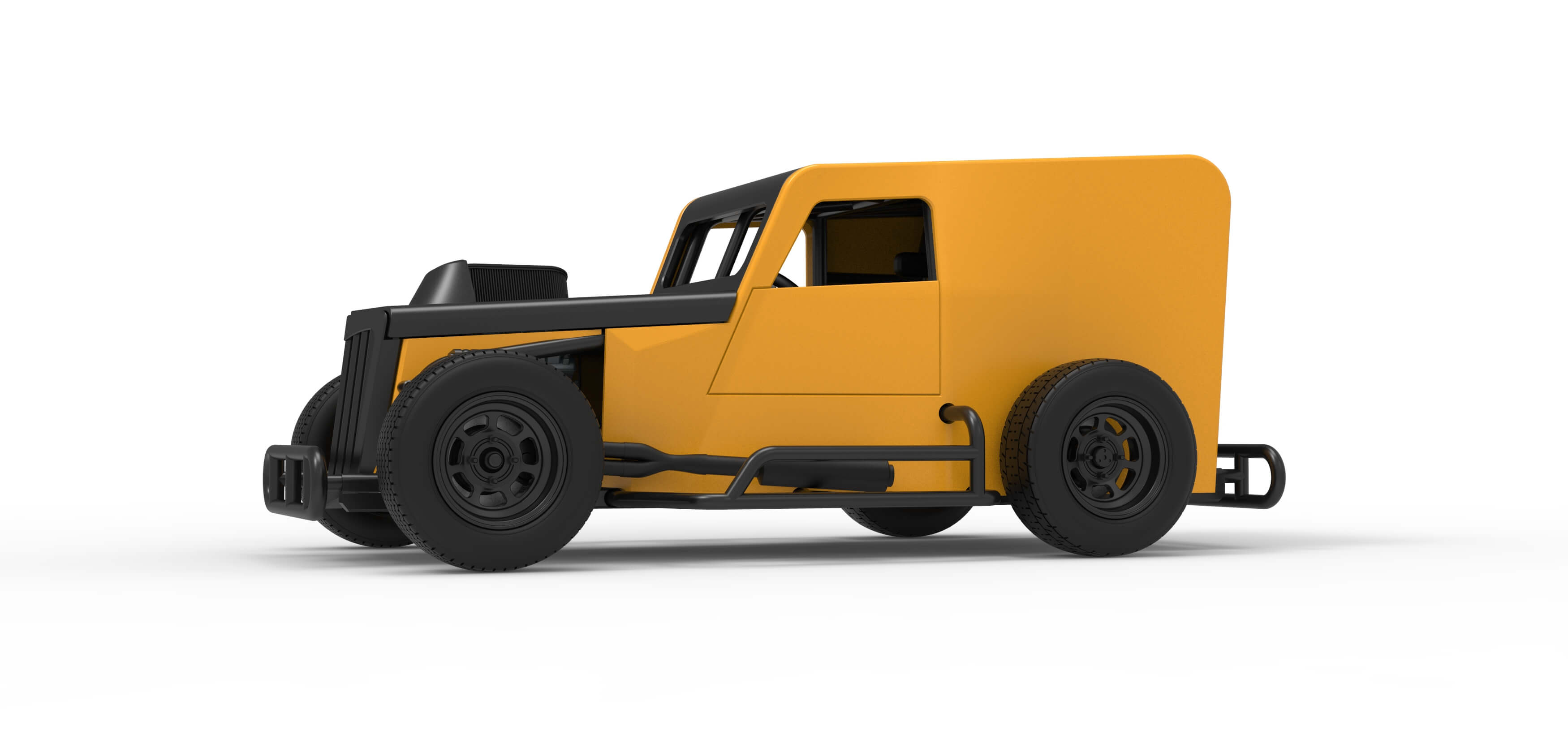 Dwarf Car Scale 1:25 3D Model