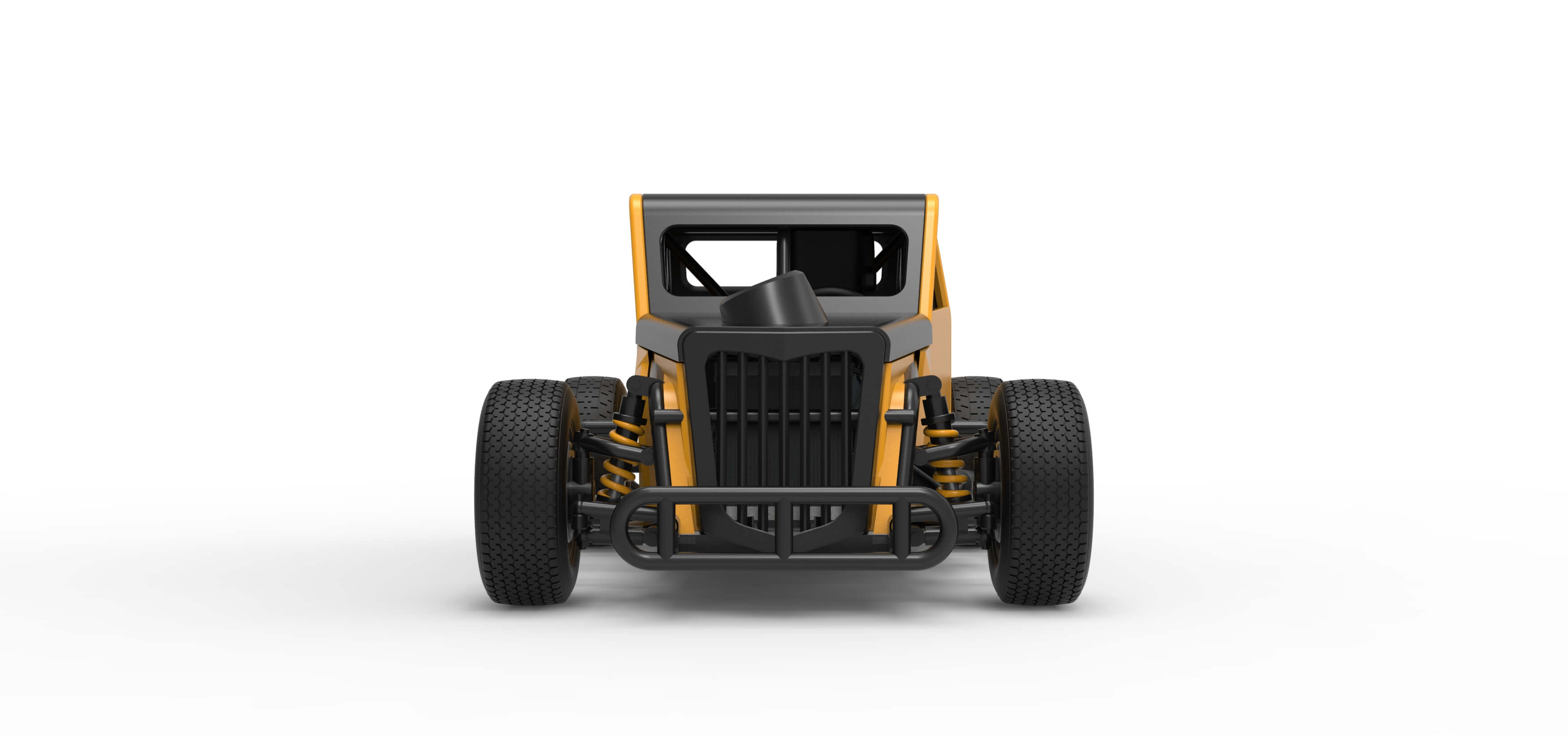 Dwarf Car Scale 1:25 3D Model