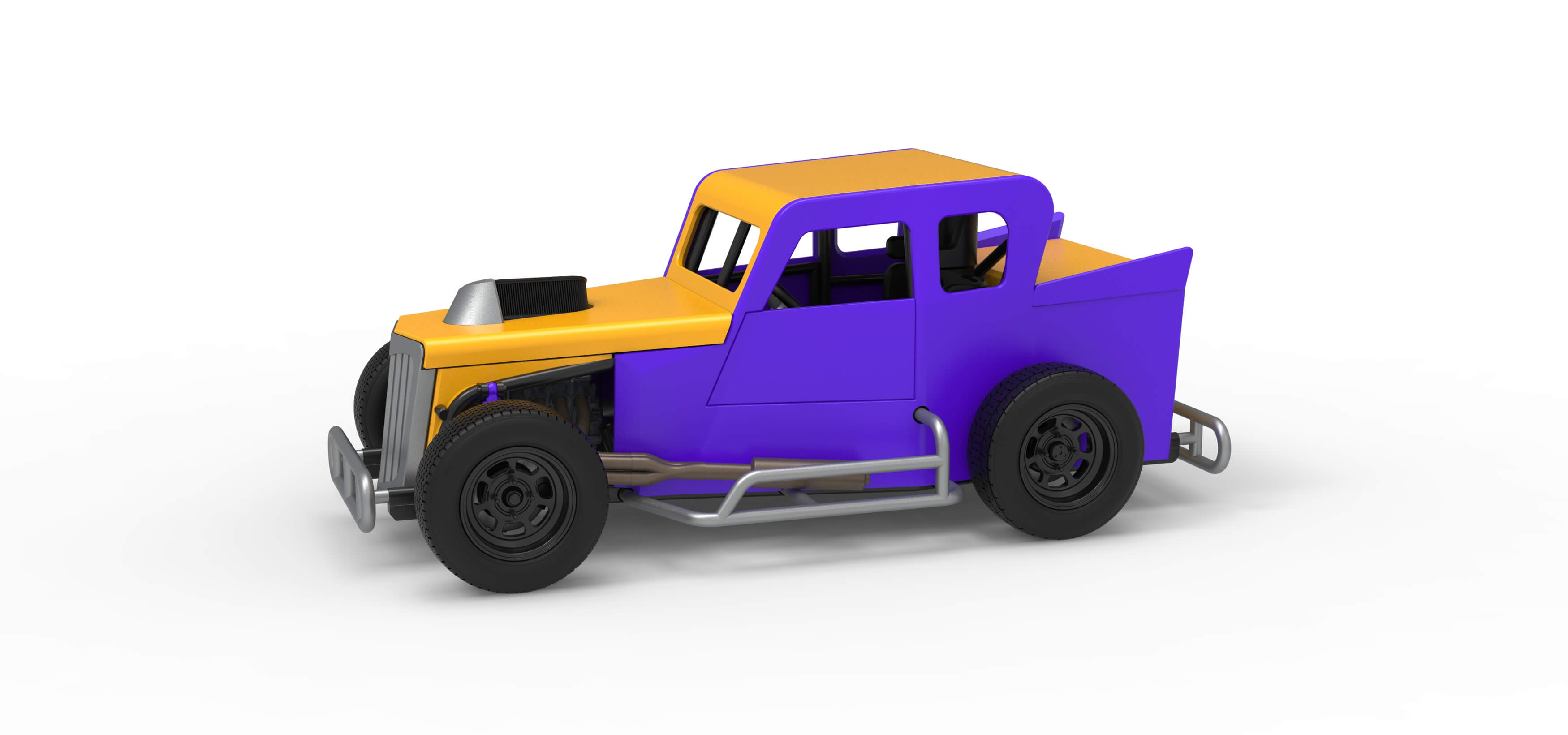Dwarf Car Version 2 Scale 1:25 3D Model