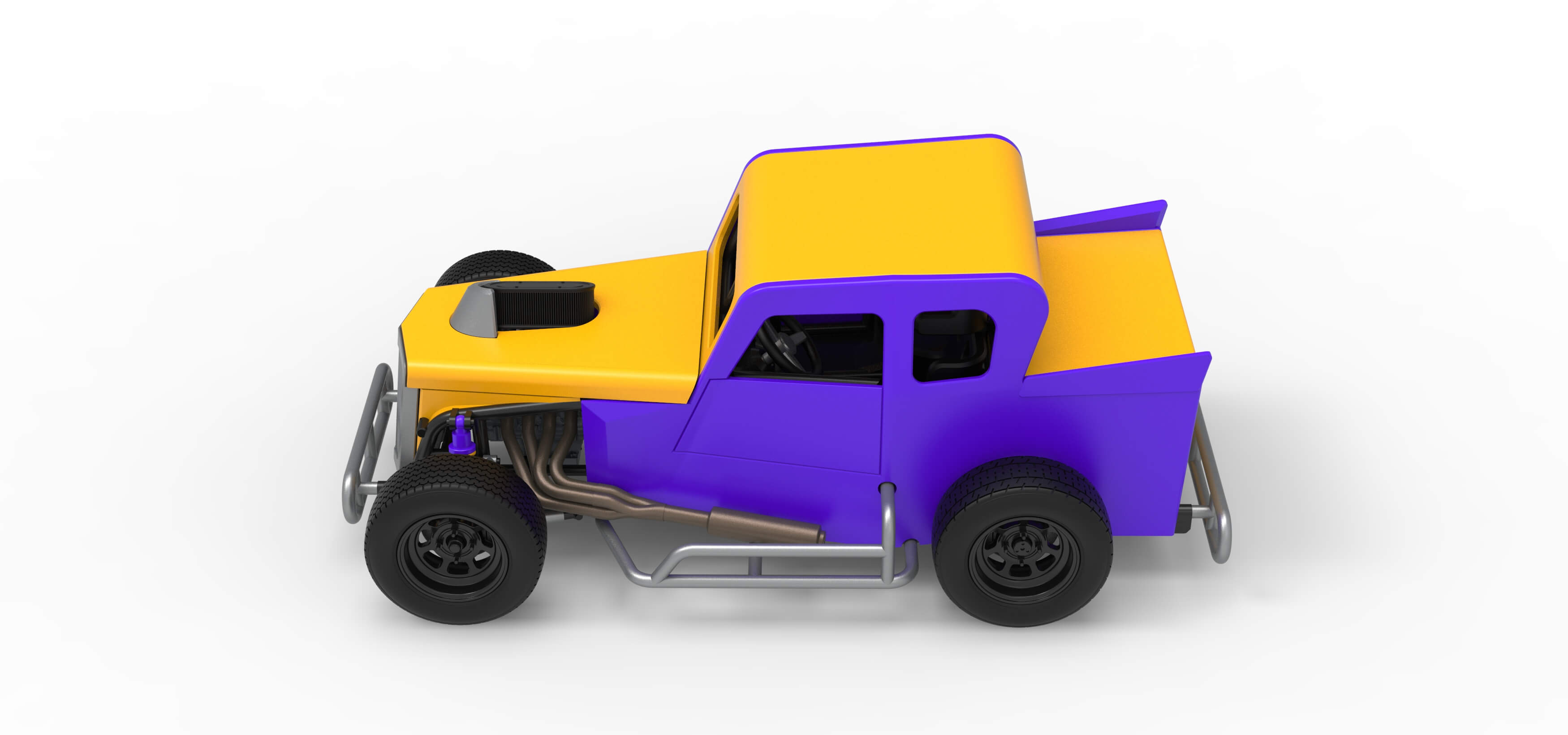 Dwarf Car Version 2 Scale 1:25 3D Model