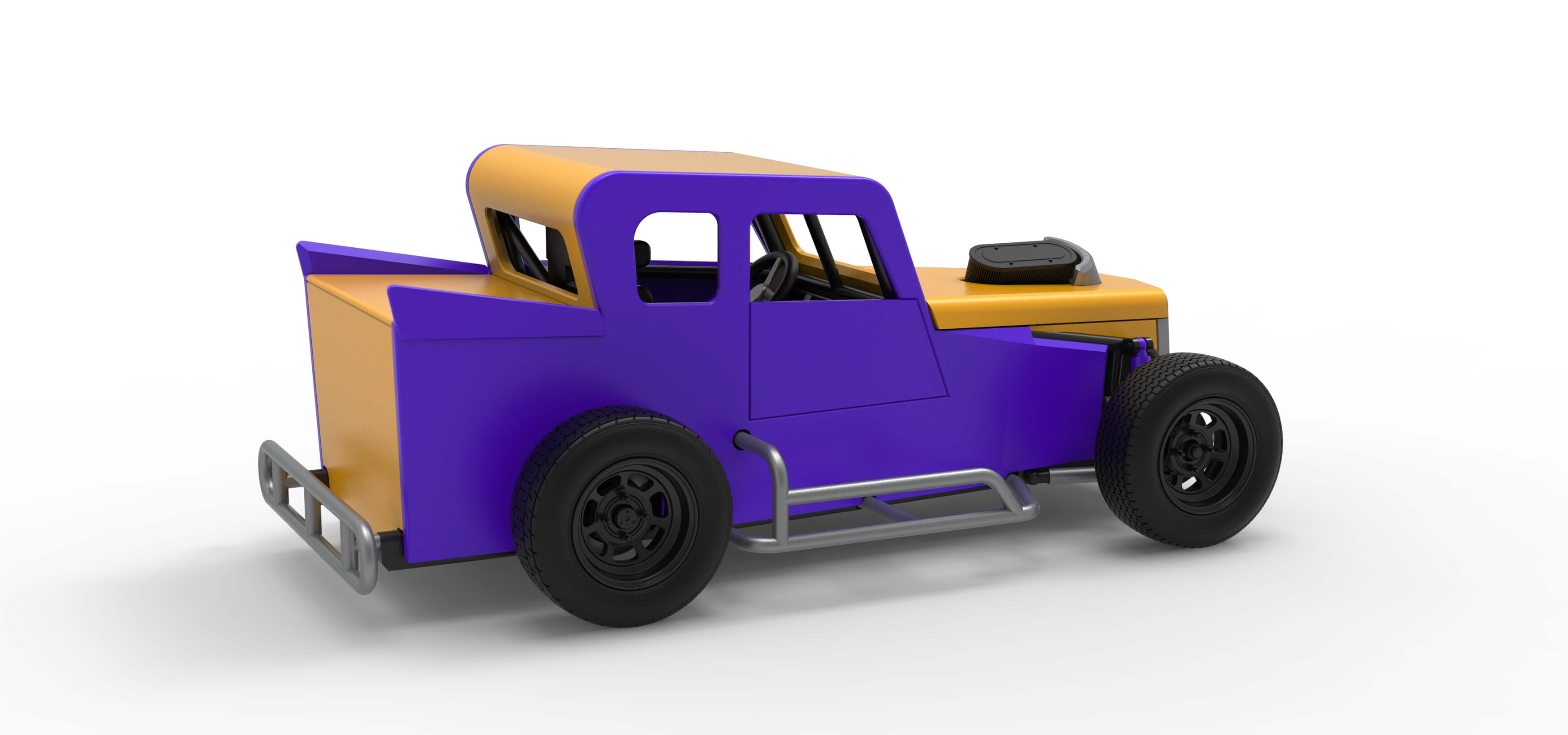 Dwarf Car Version 2 Scale 1:25 3D Model