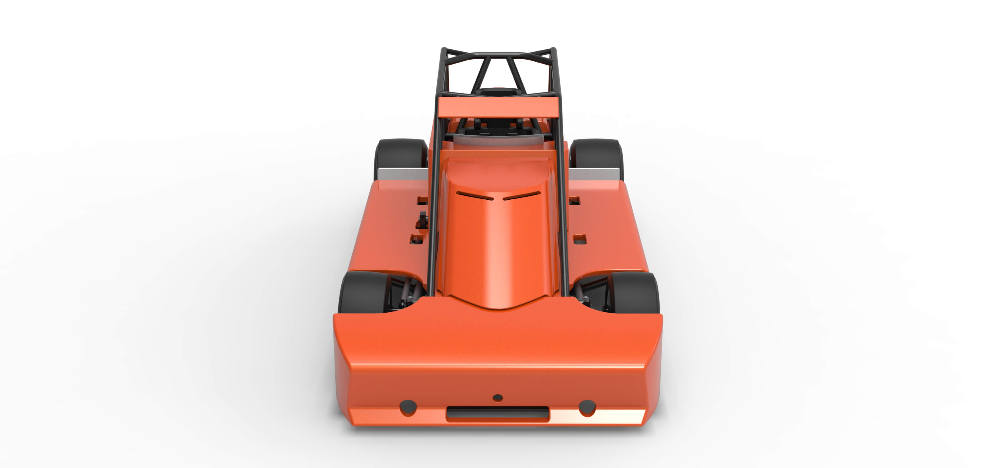 Experimental Pavement Silver Crown Car Scale 1:25 3D Model