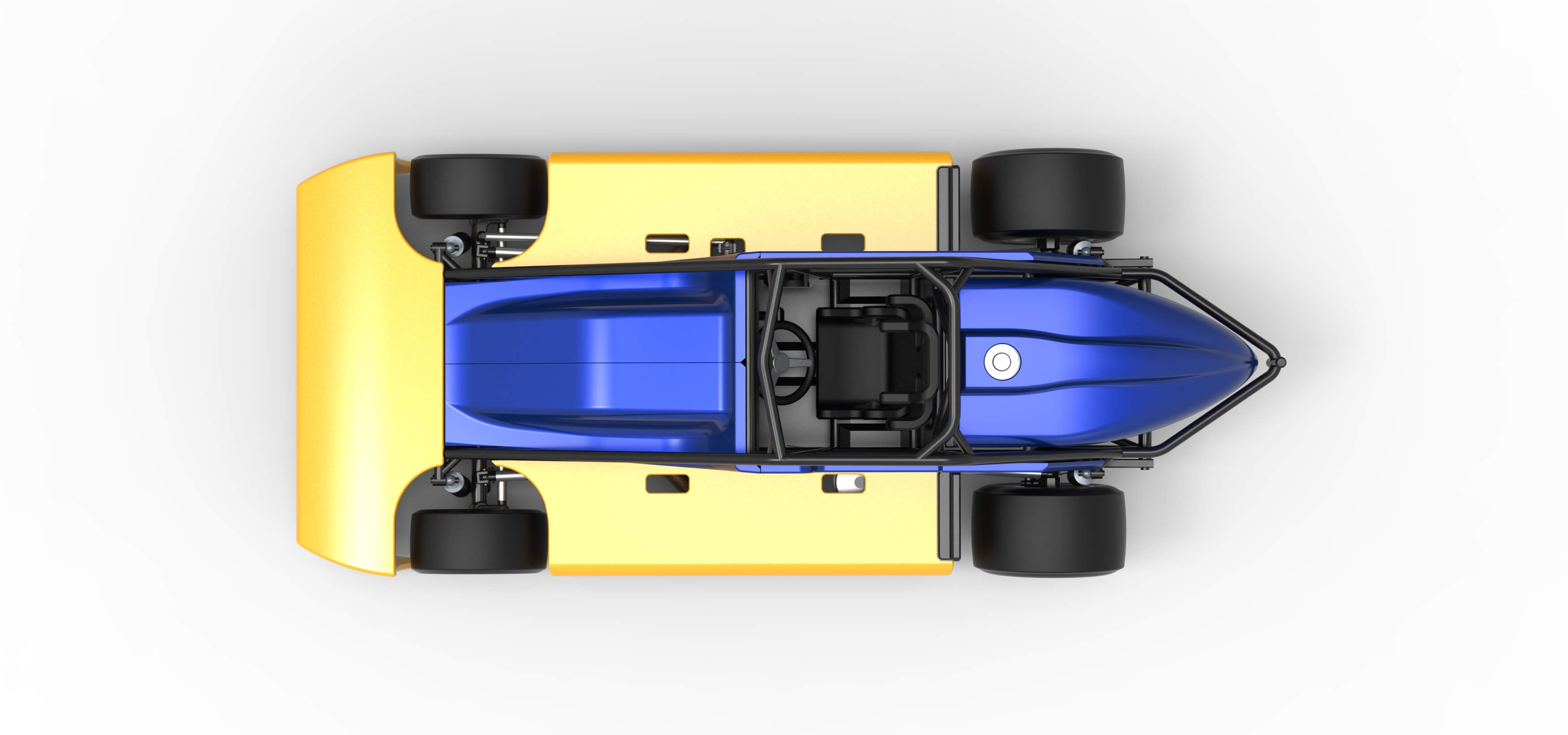 Experimental Pavement Silver Crown Car Version 2 Scale 1:25 3D Model