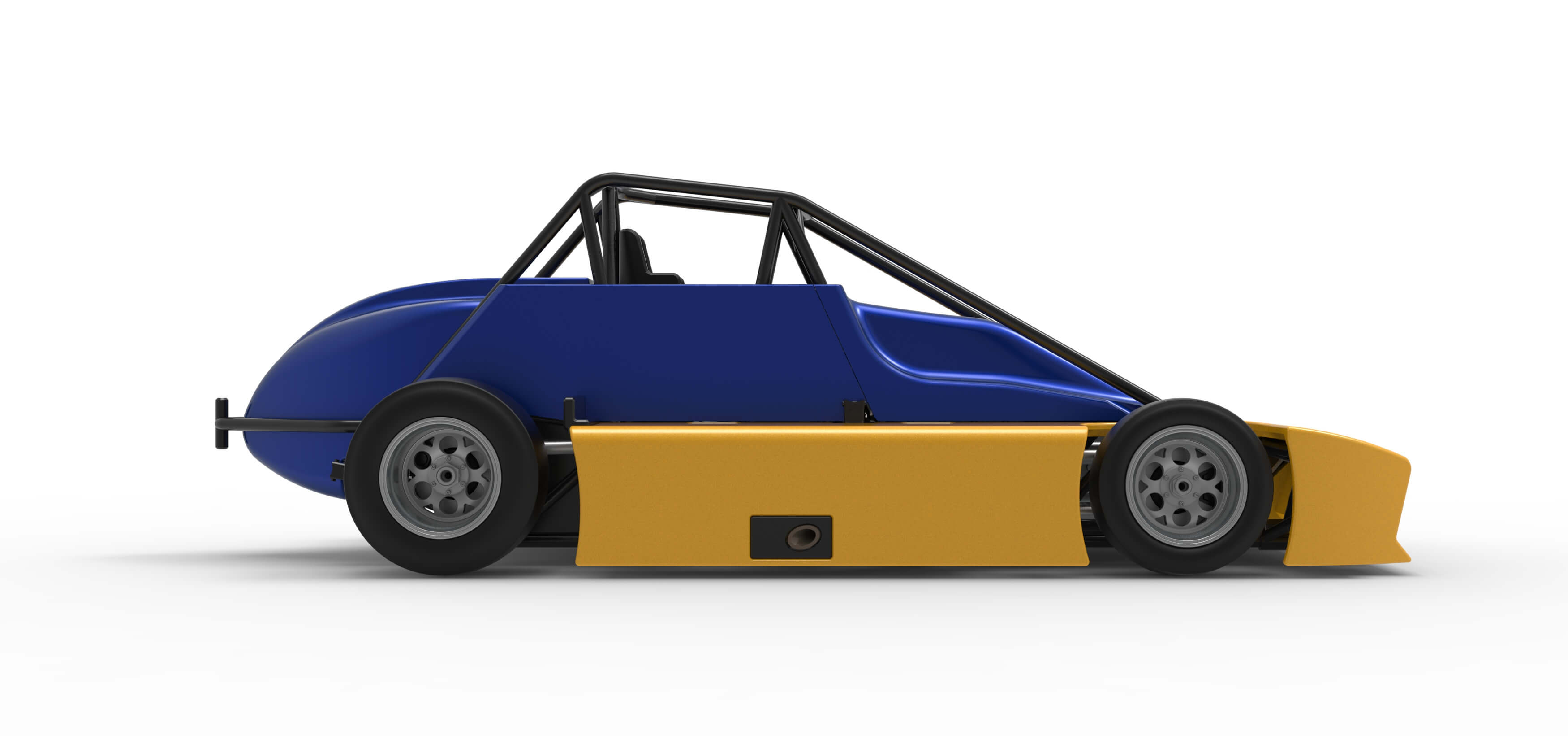 Experimental Pavement Silver Crown Car Version 2 Scale 1:25 3D Model