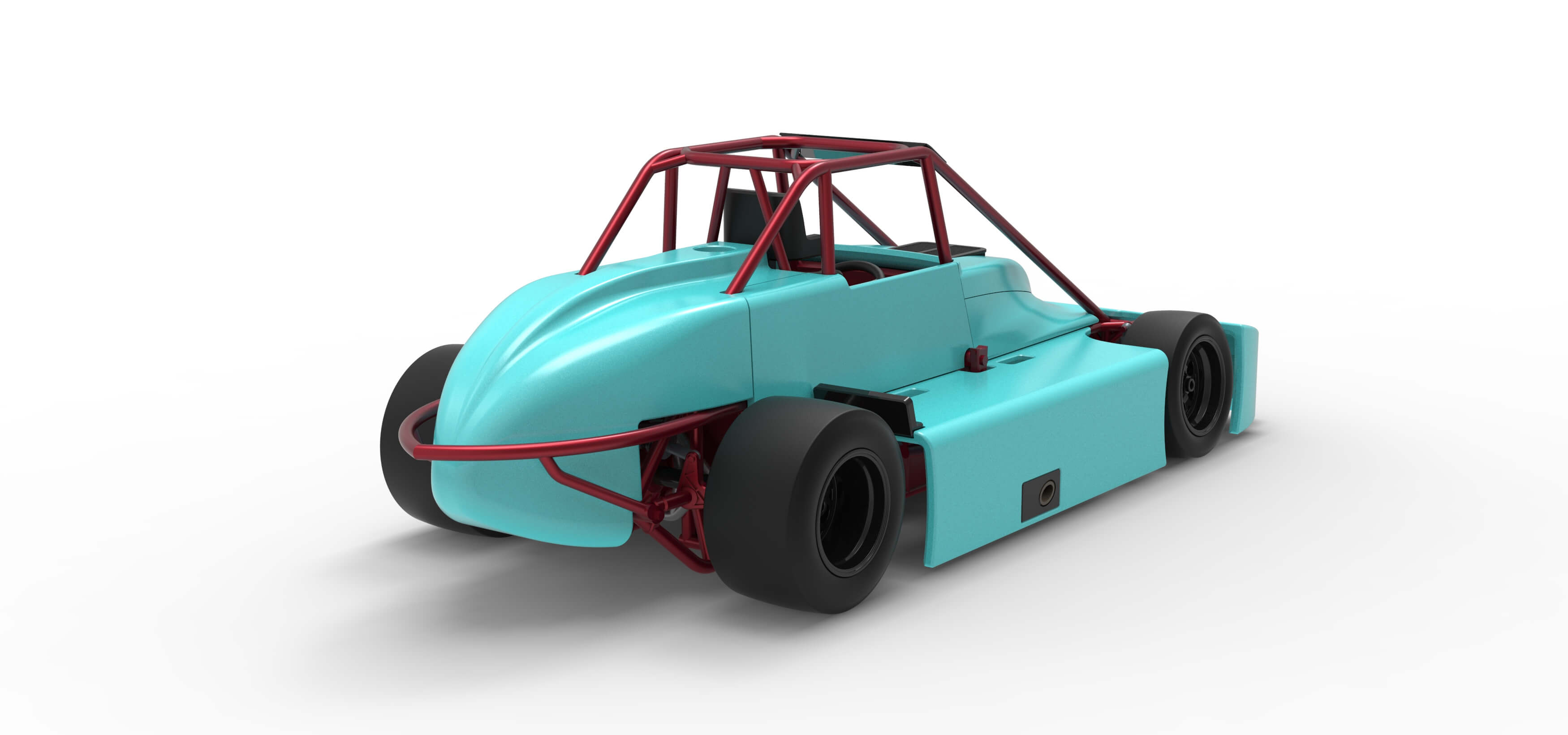 Experimental Pavement Silver Crown Car Version 3 Scale 1:25 3D Model