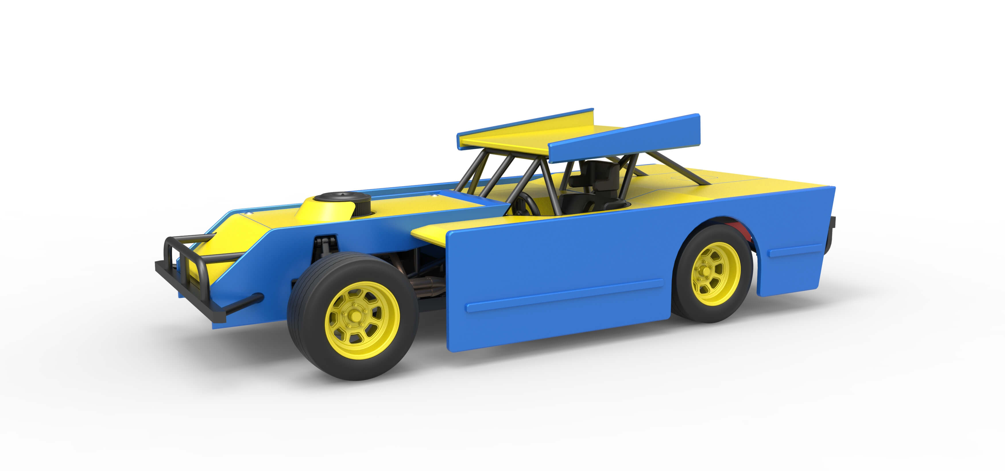 Figure 8 Modified Stock Car Scale 1:25 3D Model
