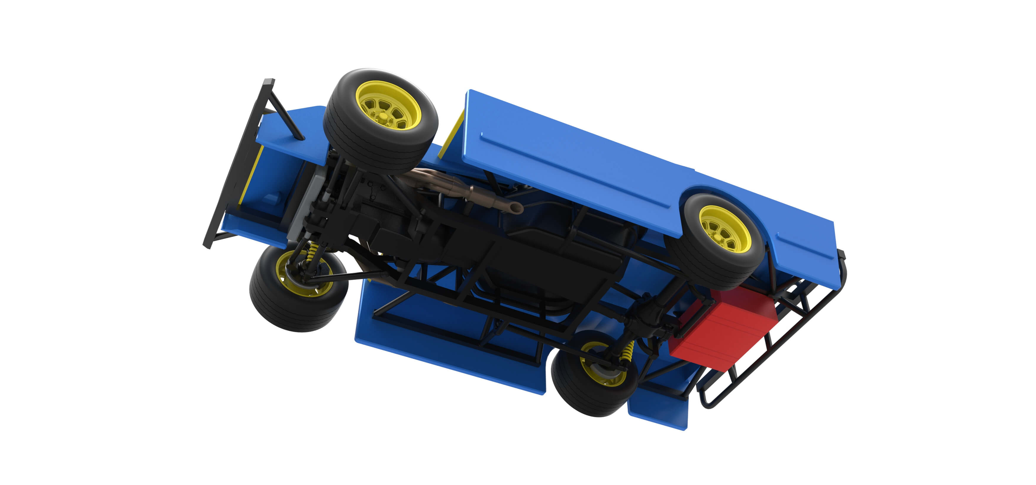 Figure 8 Modified Stock Car Scale 1:25 3D Model