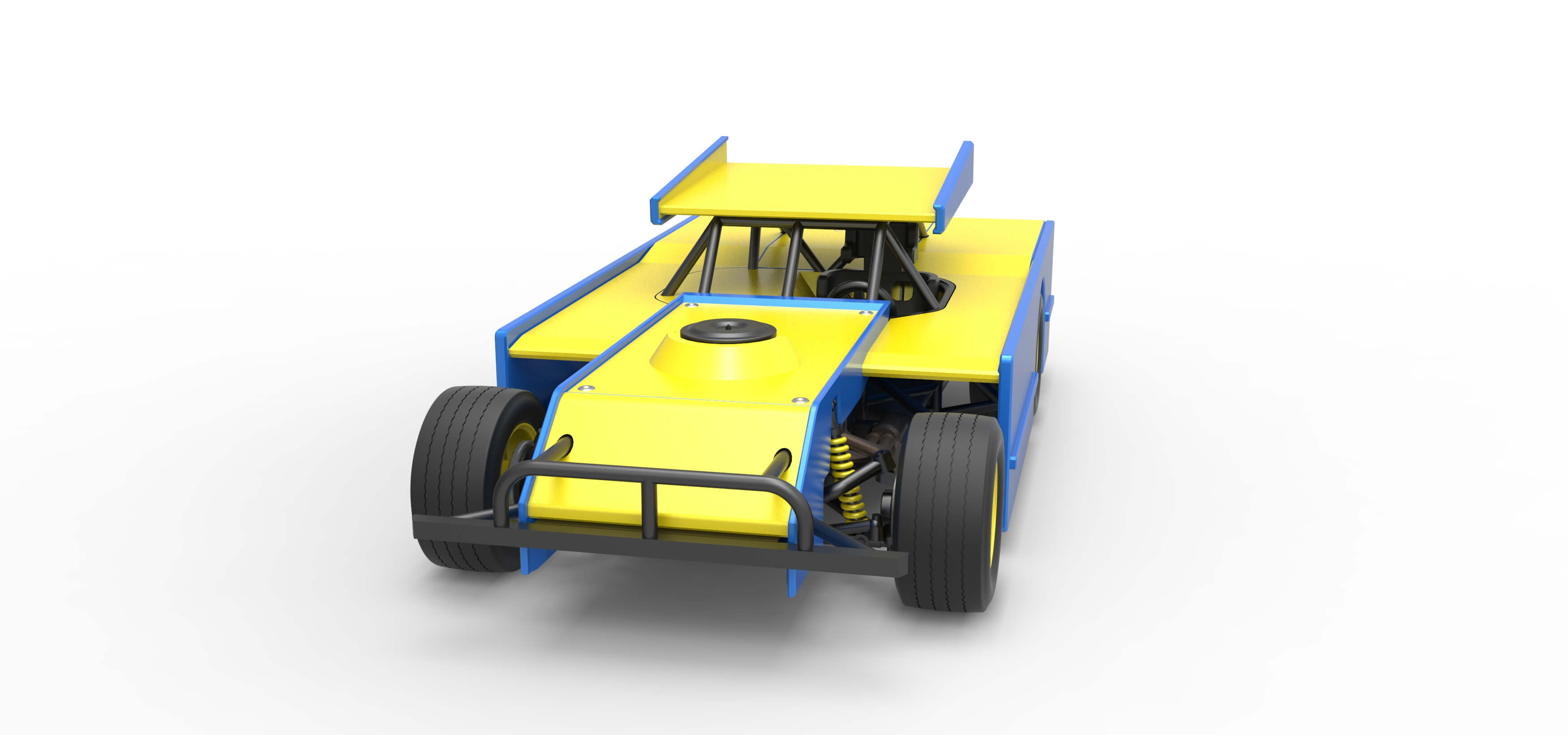 Figure 8 Modified Stock Car Scale 1:25 3D Model