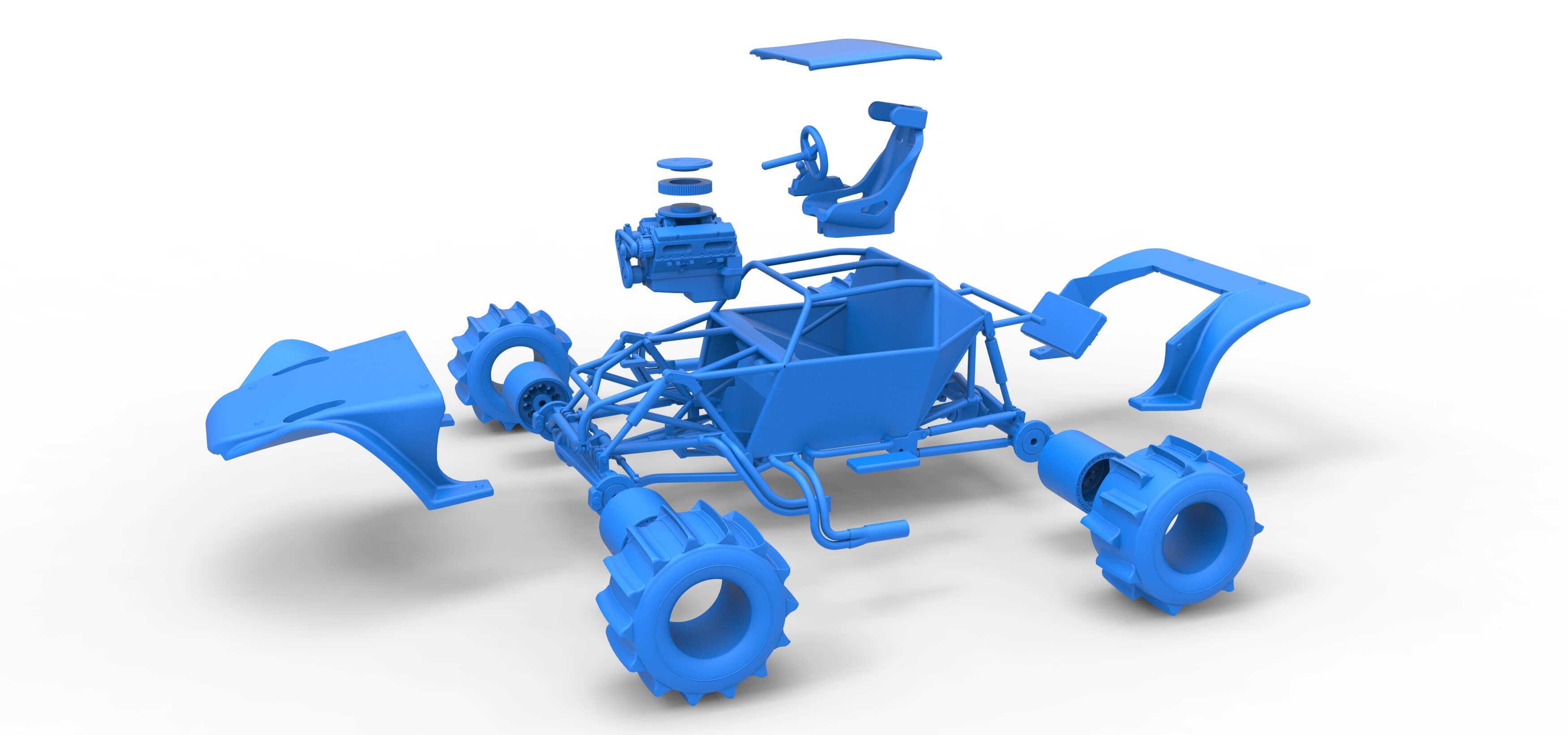 Formula Off Road Version 2 Scale 1:25 3D Model