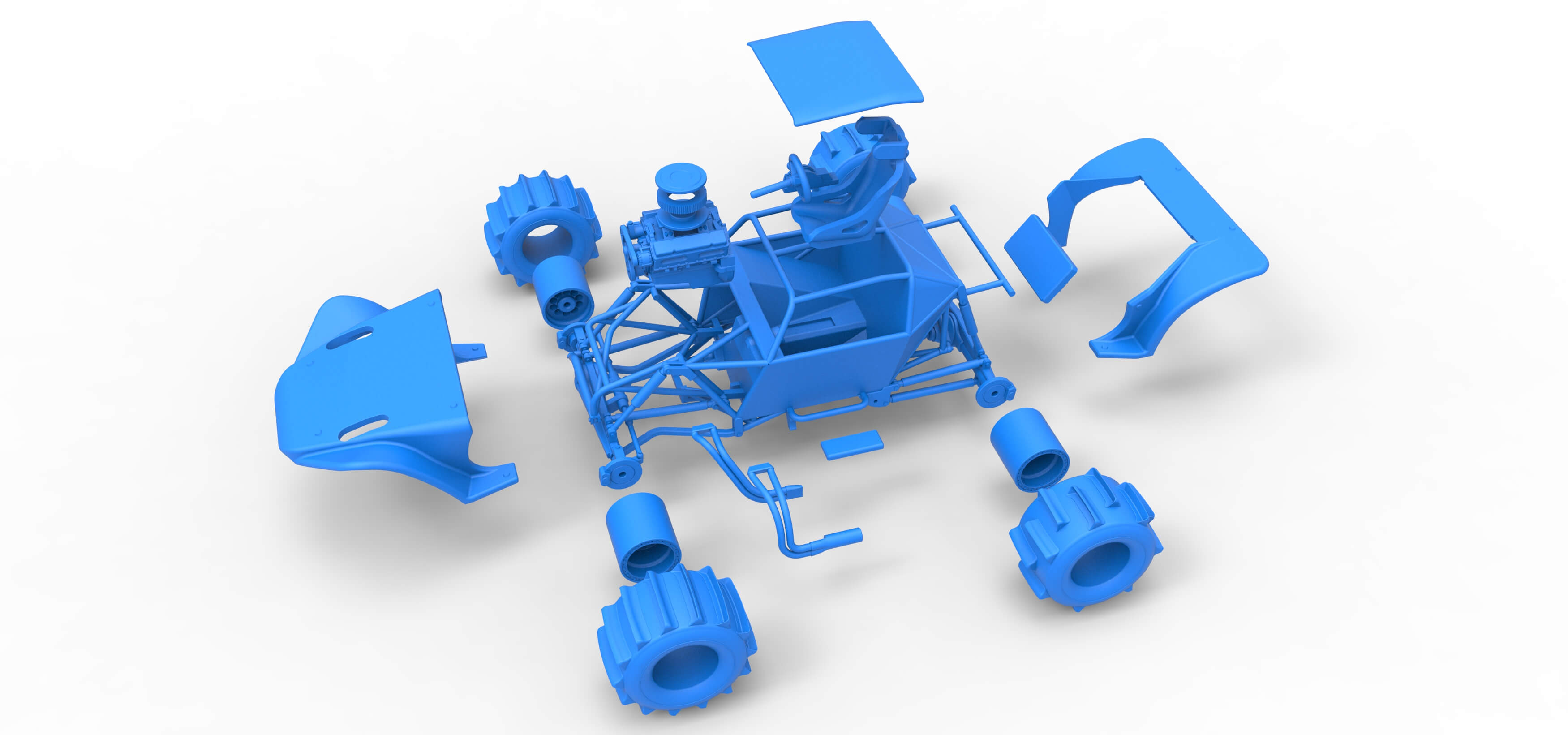 Formula Off Road Version 2 Scale 1:25 3D Model