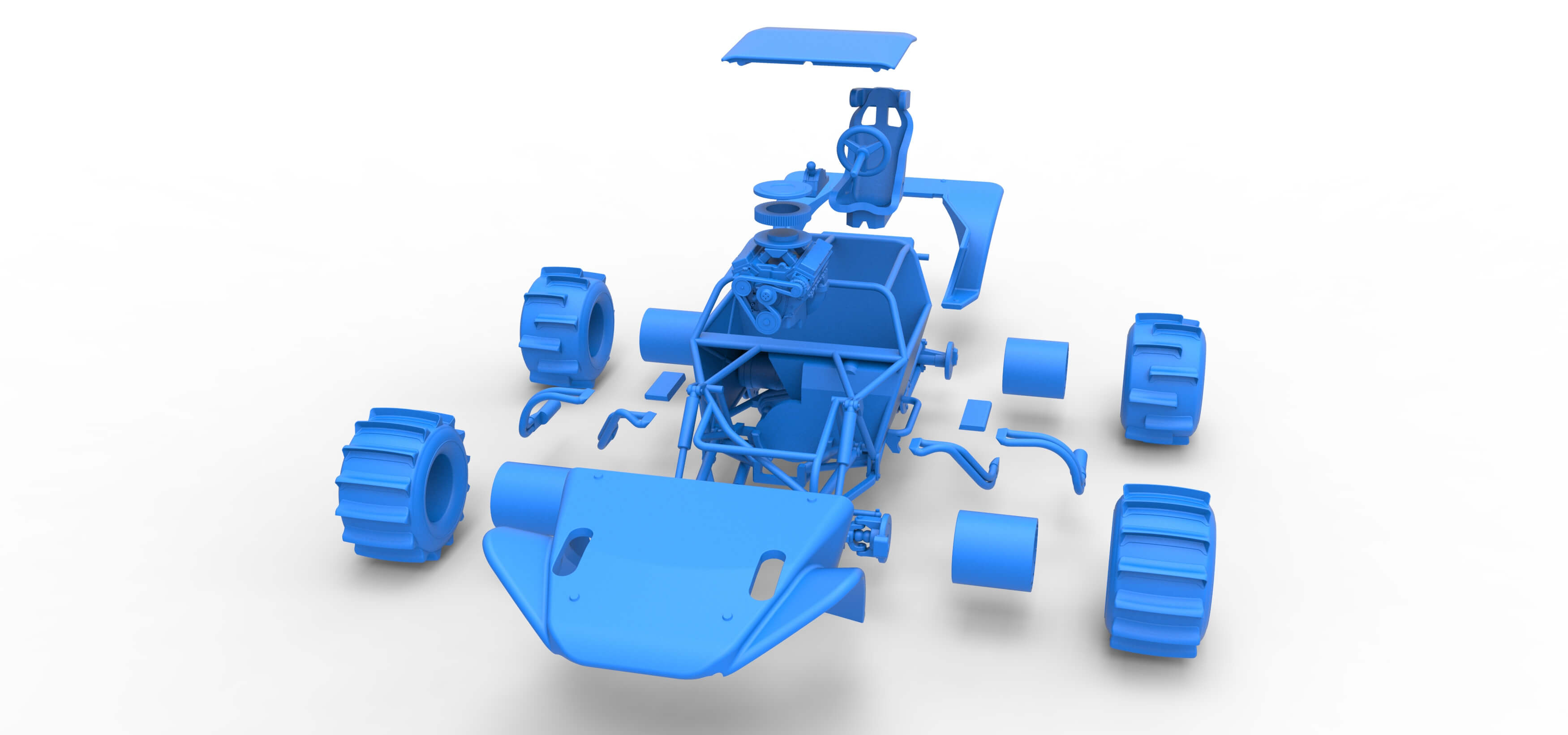 Formula Off Road Version 2 Scale 1:25 3D Model