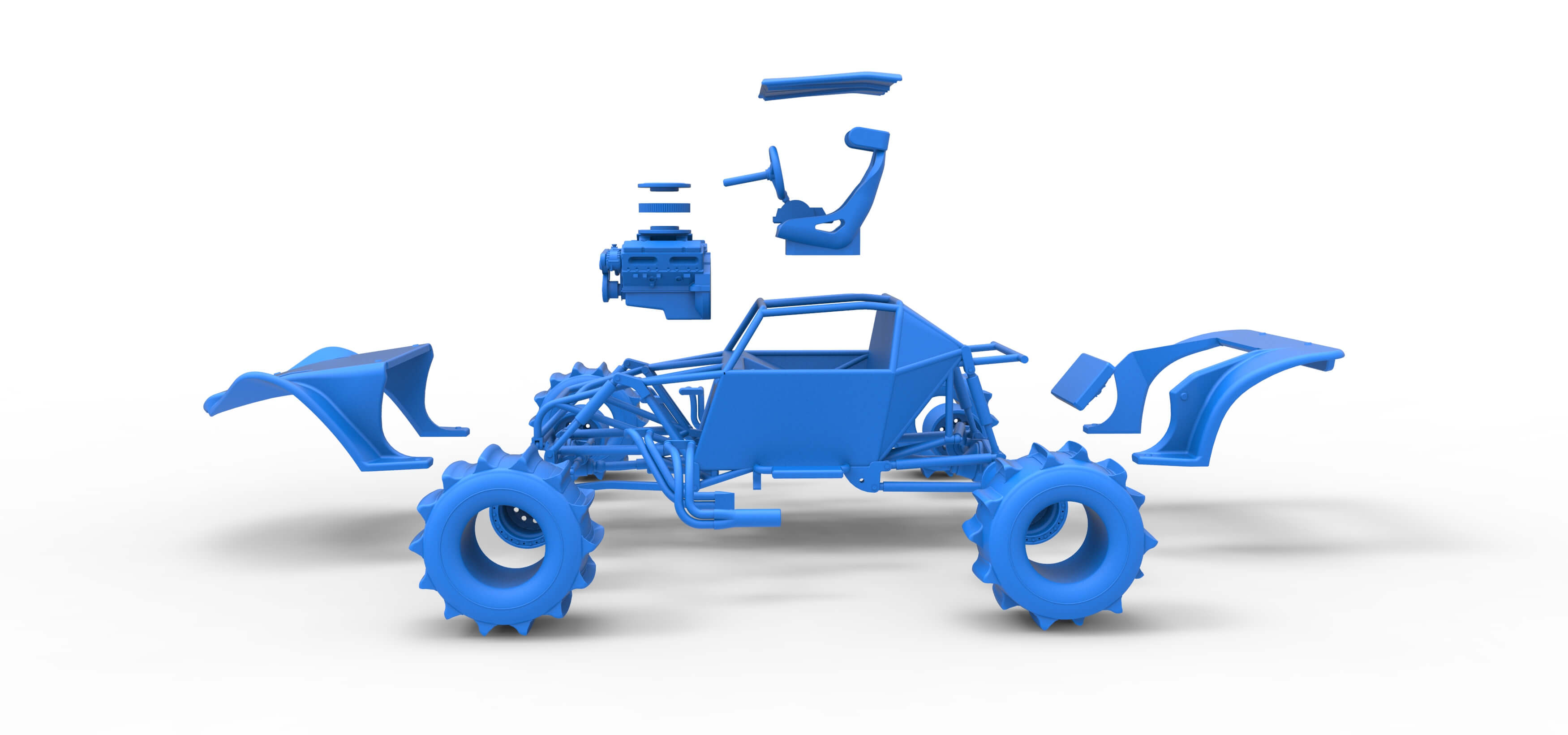 Formula Off Road Version 2 Scale 1:25 3D Model