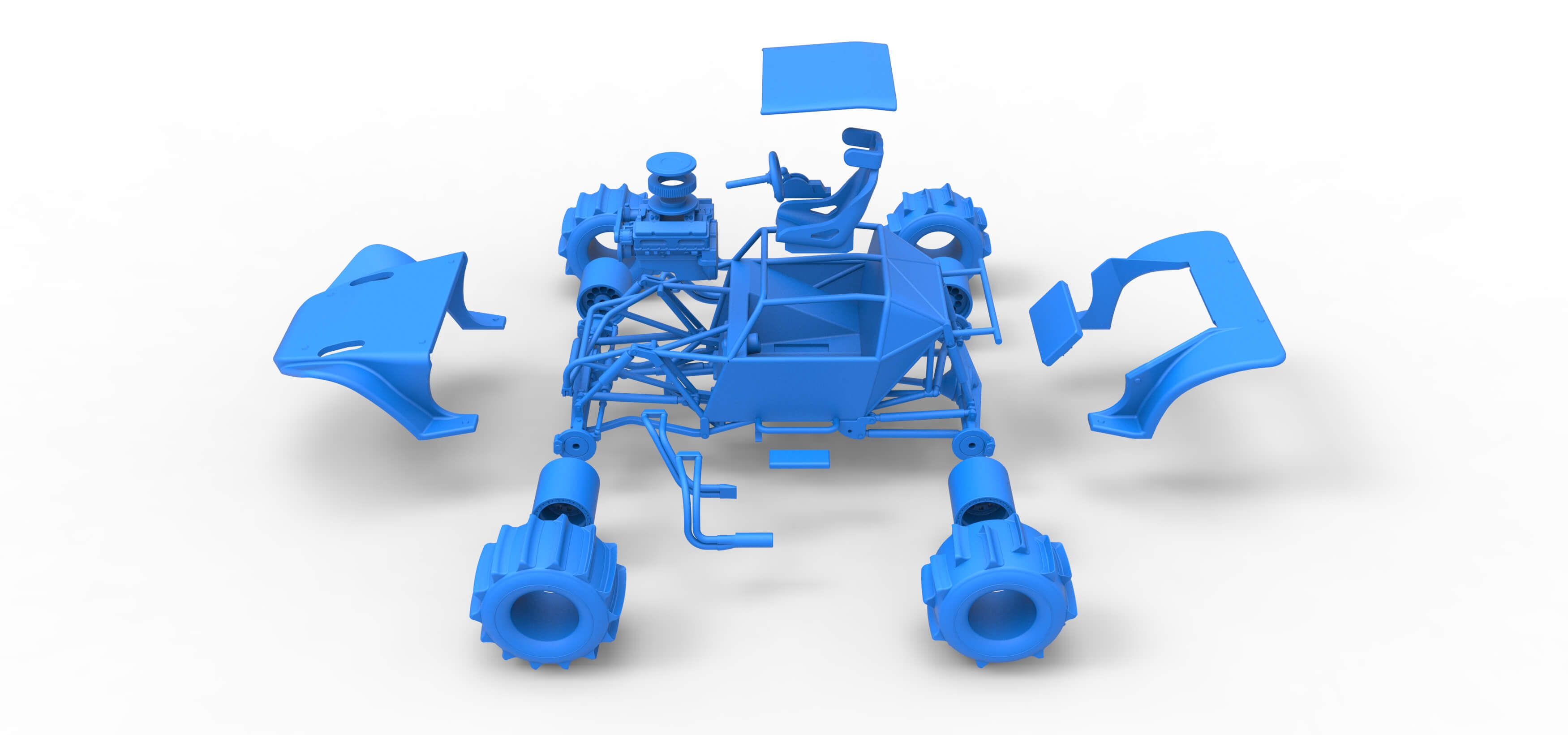 Formula Off Road Version 2 Scale 1:25 3D Model