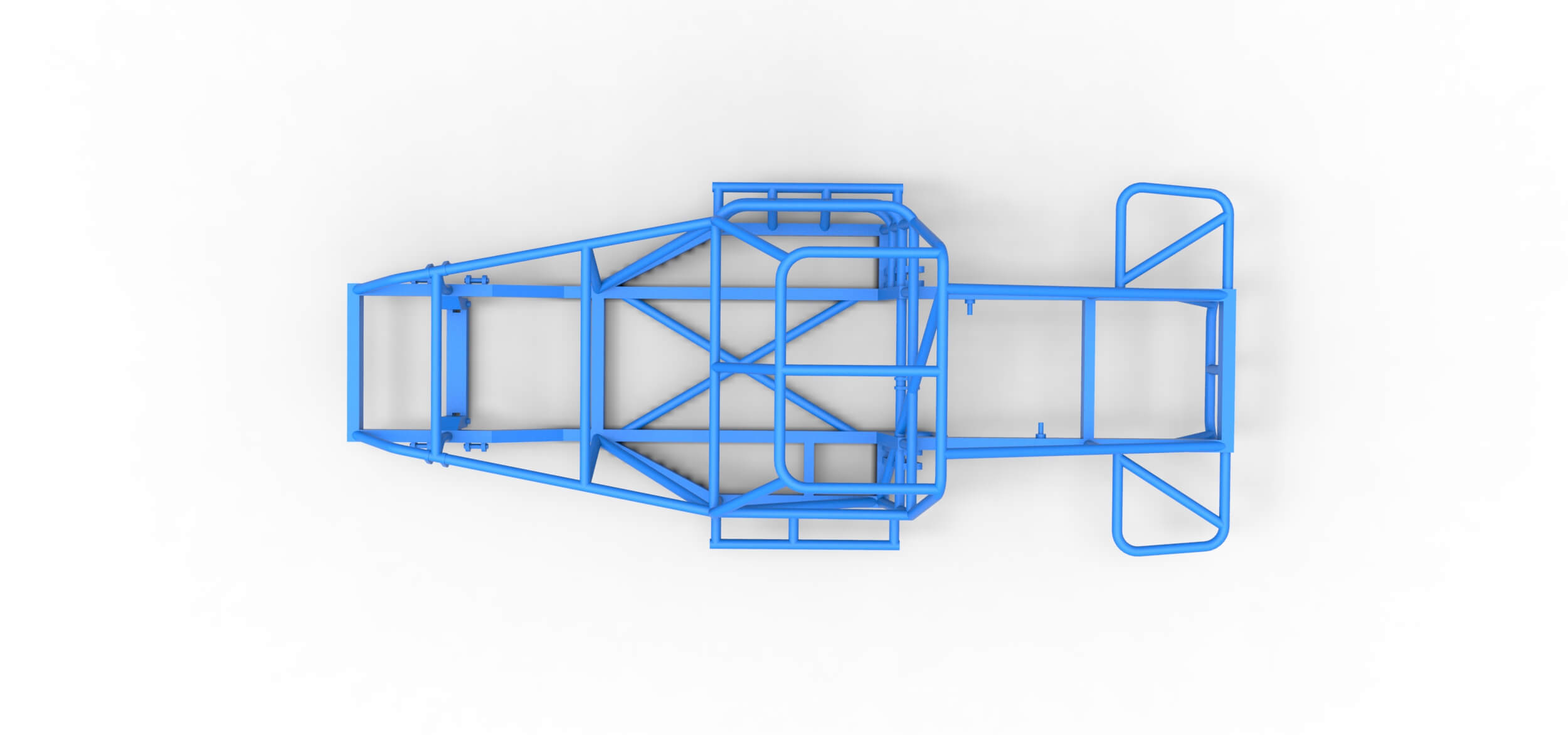 Frame of Australian Super Sedan 1:25 3D Model