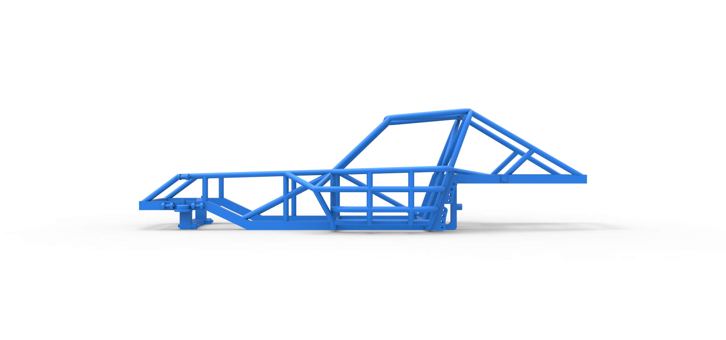 Frame of Dirt Modified Stock Car 1:25 3D Model