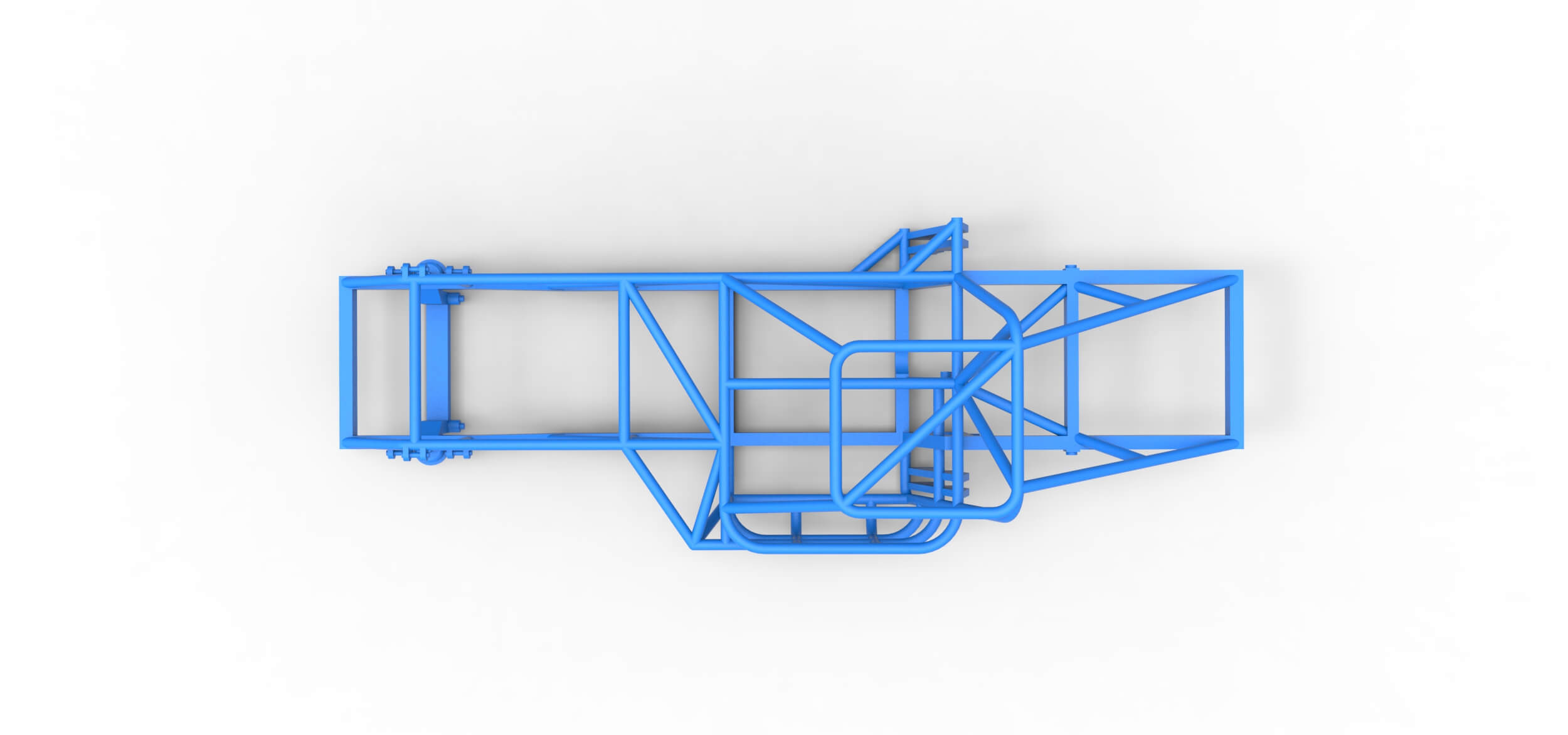 Frame of Dirt Modified Stock Car 1:25 3D Model