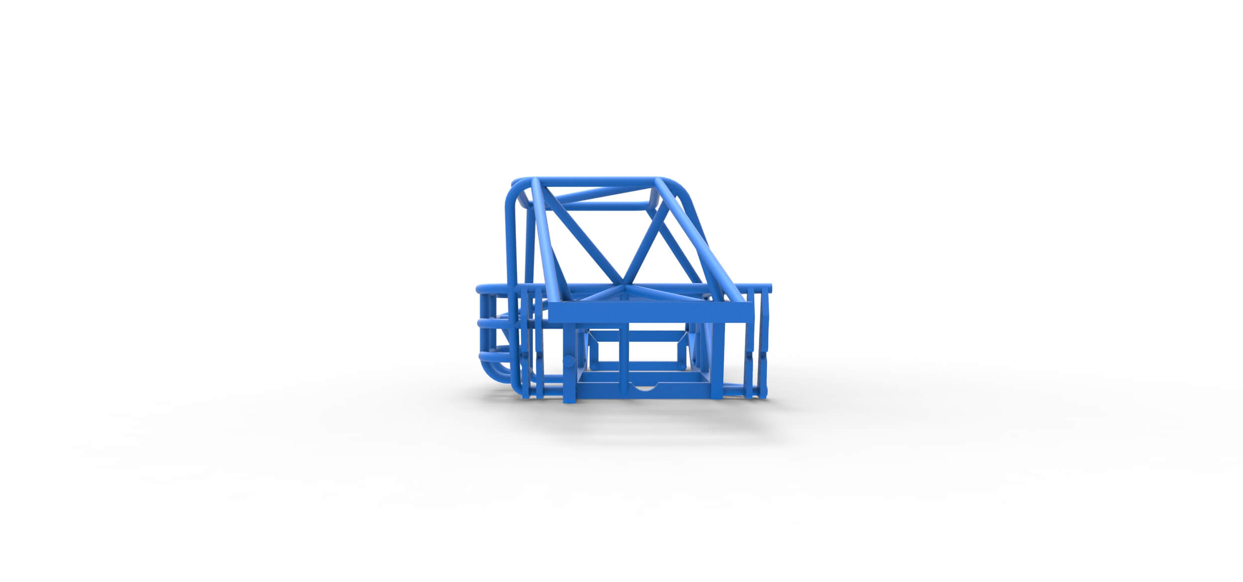 Frame of Dirt Modified Stock Car 1:25 3D Model