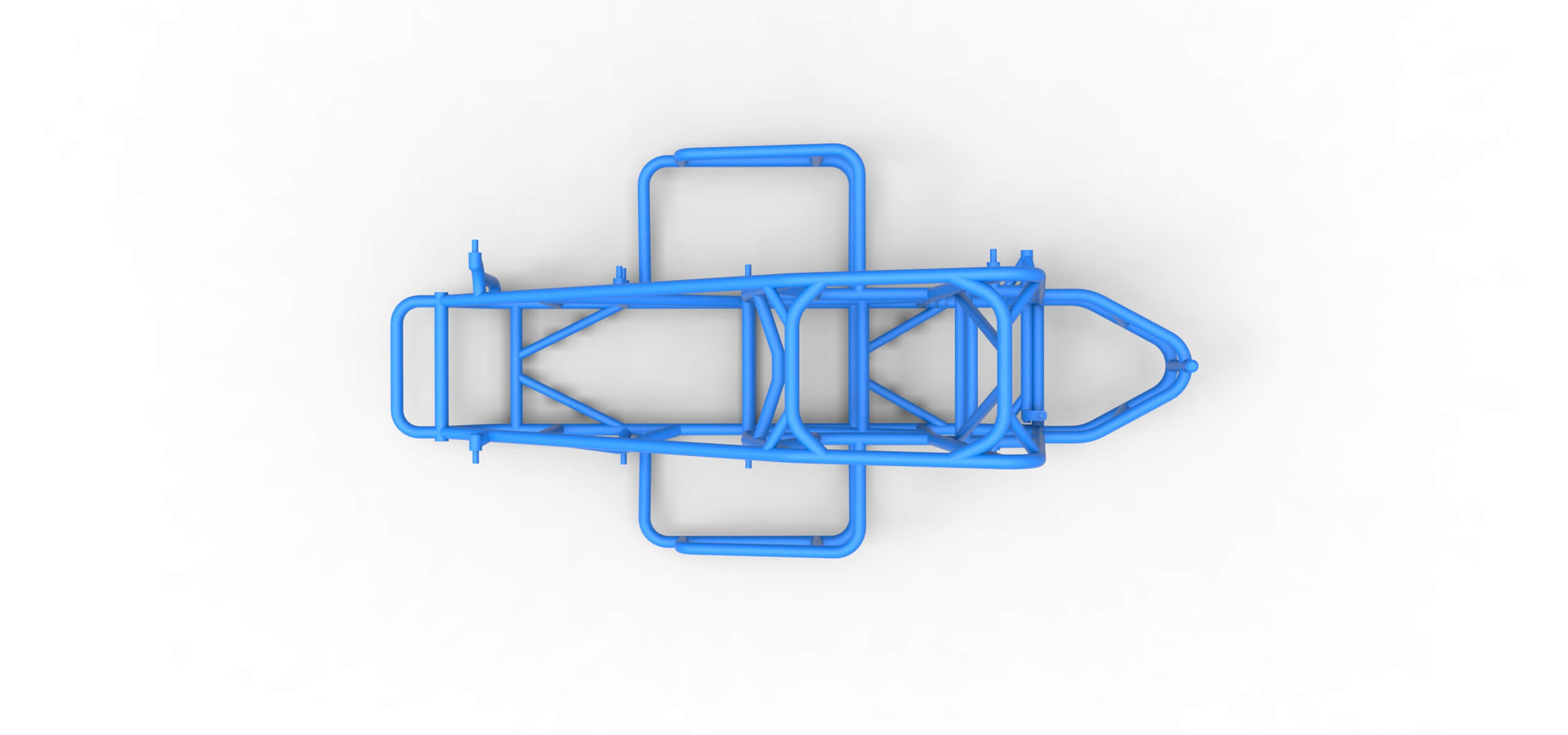 Frame of Midget Car Scale 1:25 3D Model