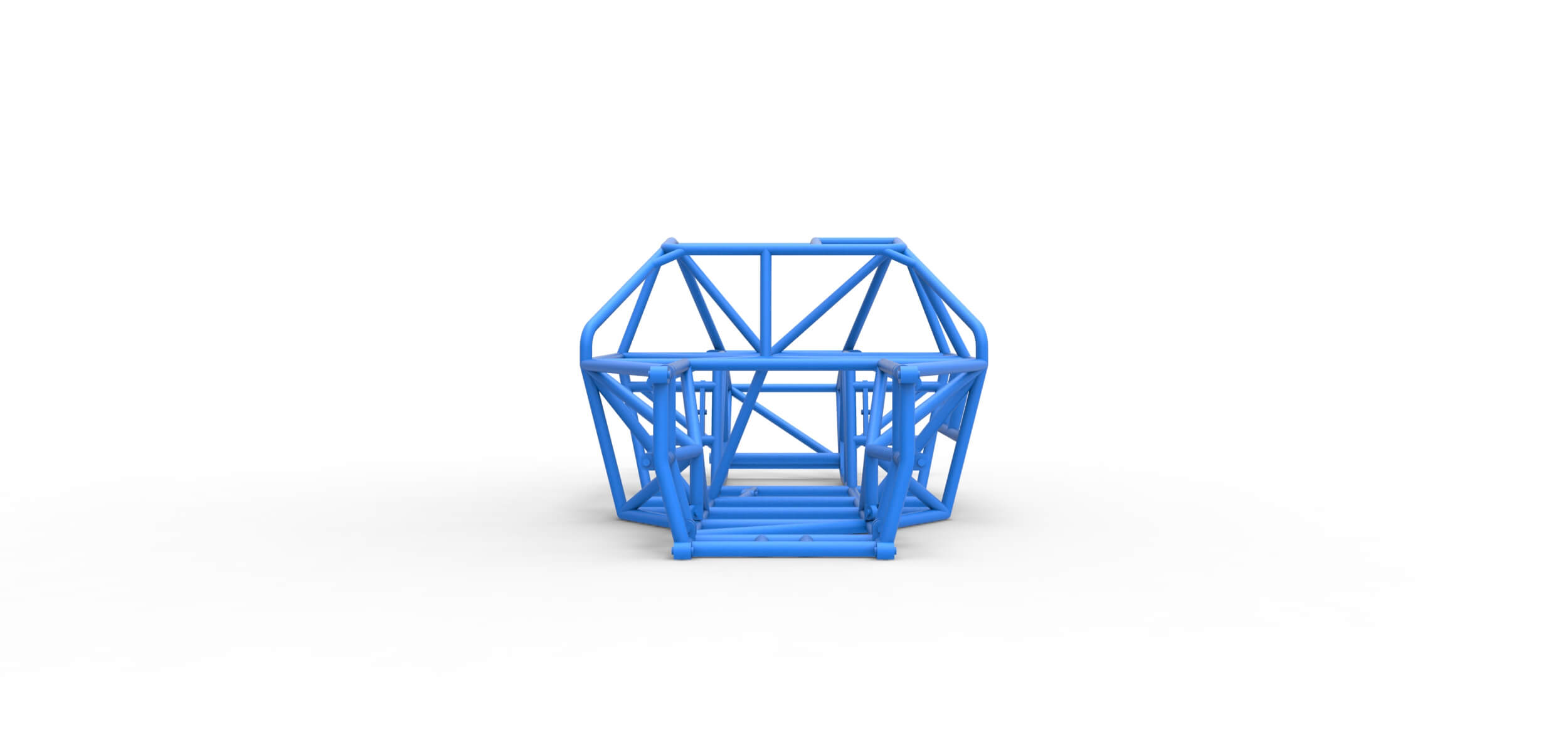 Frame of New Zealand Super Saloon Race Car 1:25 3D Model
