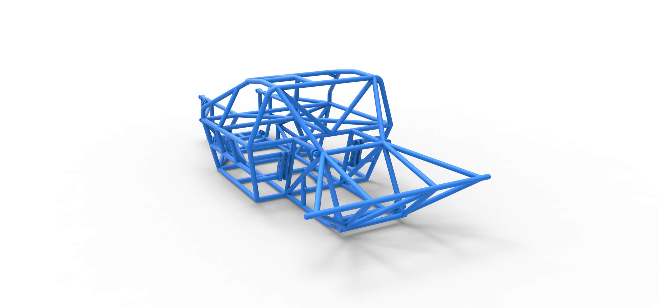 Frame of New Zealand Super Saloon Race Car 1:25 3D Model
